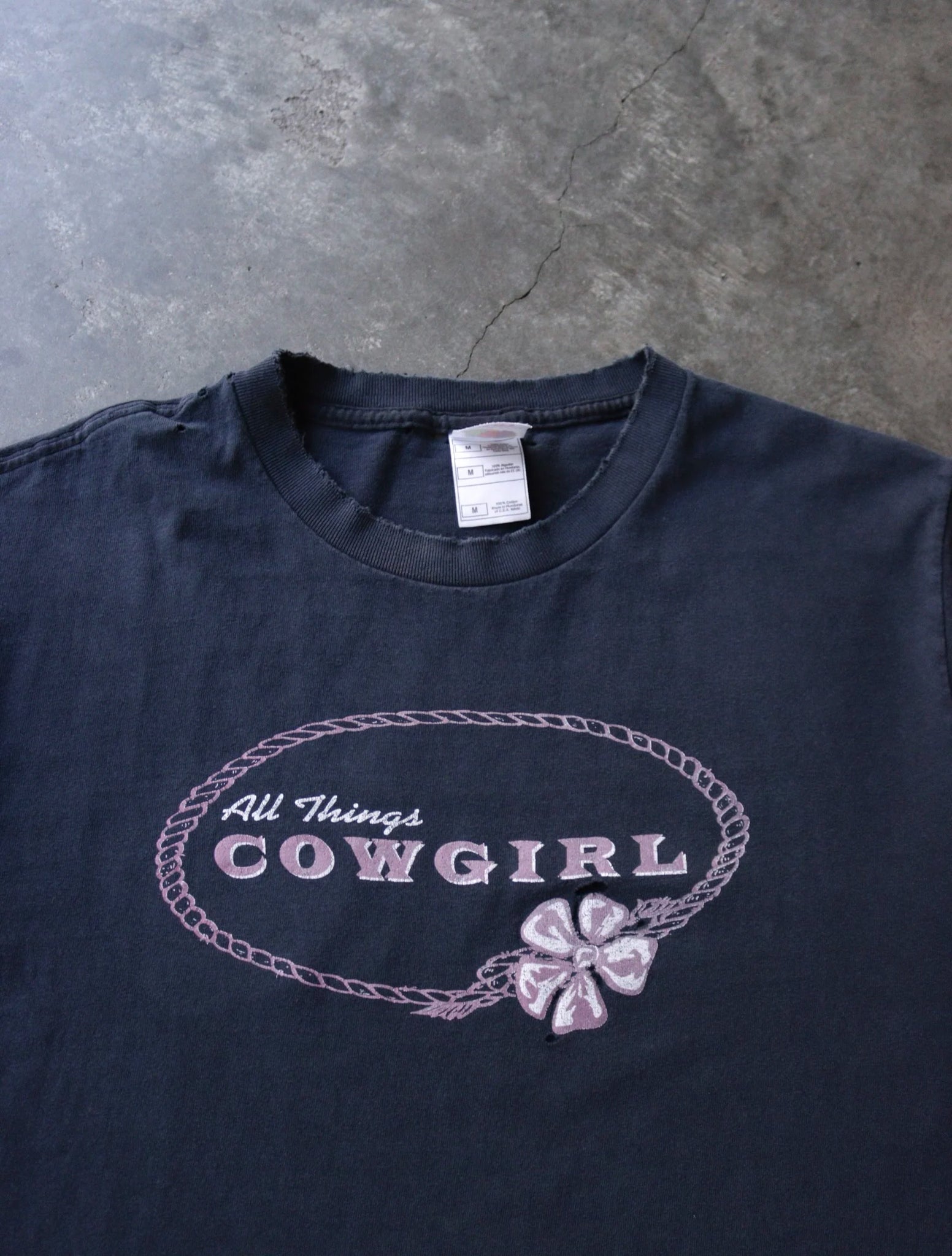 2000S SUNFADED COWGIRL TEE