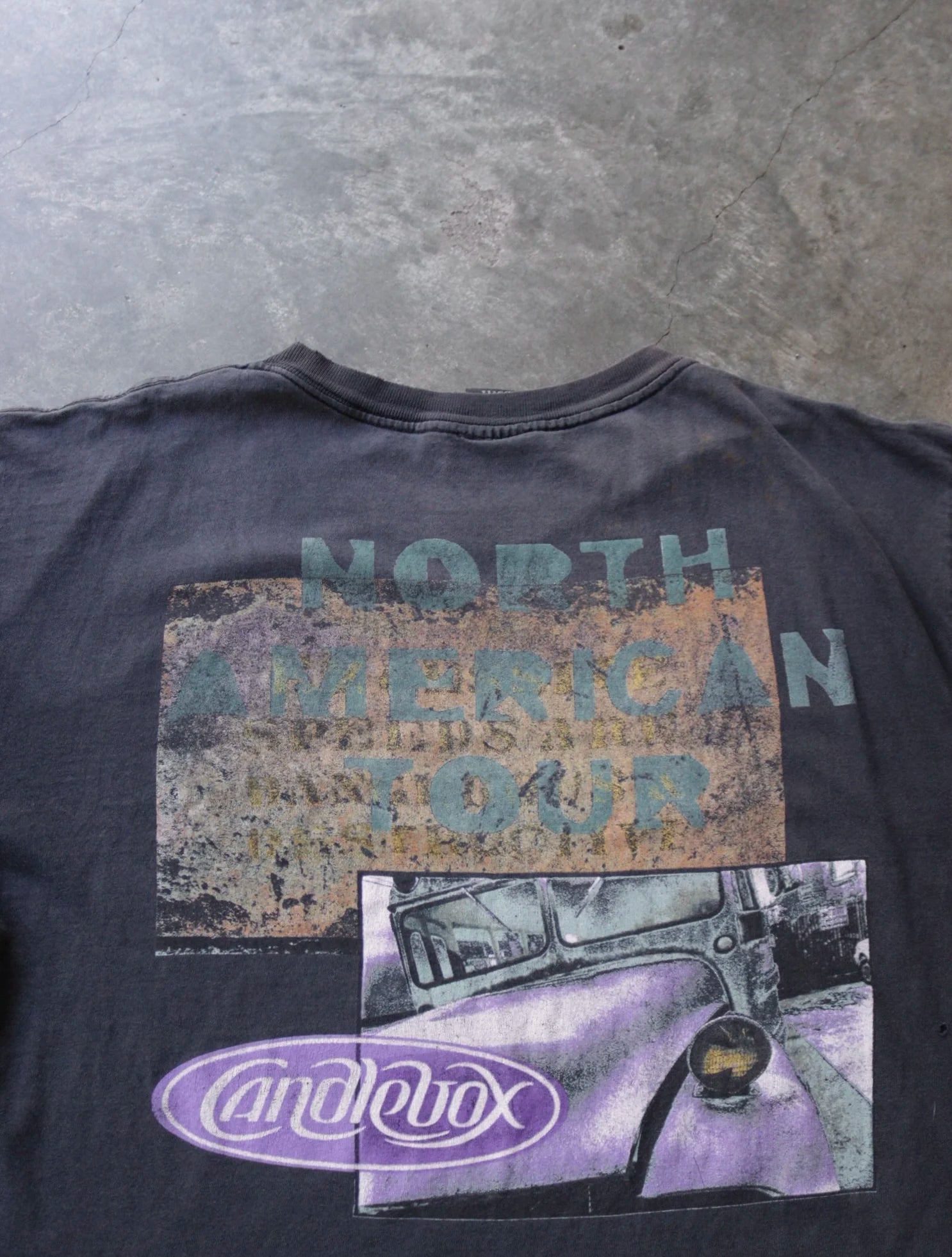 2000S SUN FADED CANDLEBOX TEE