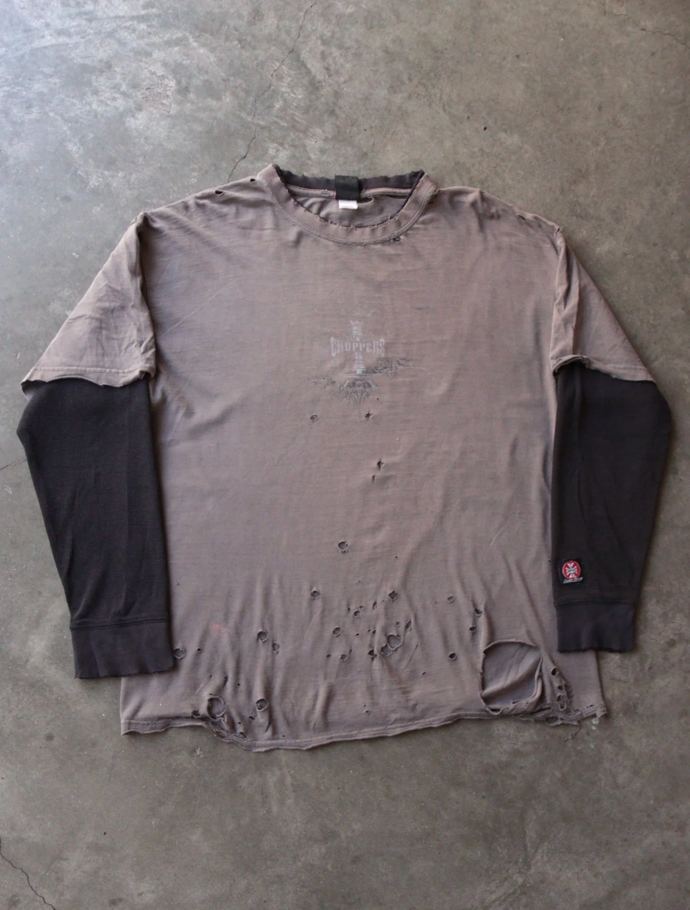 2000S THRASHED THERMAL WEST COAST CHOPPERS TEE