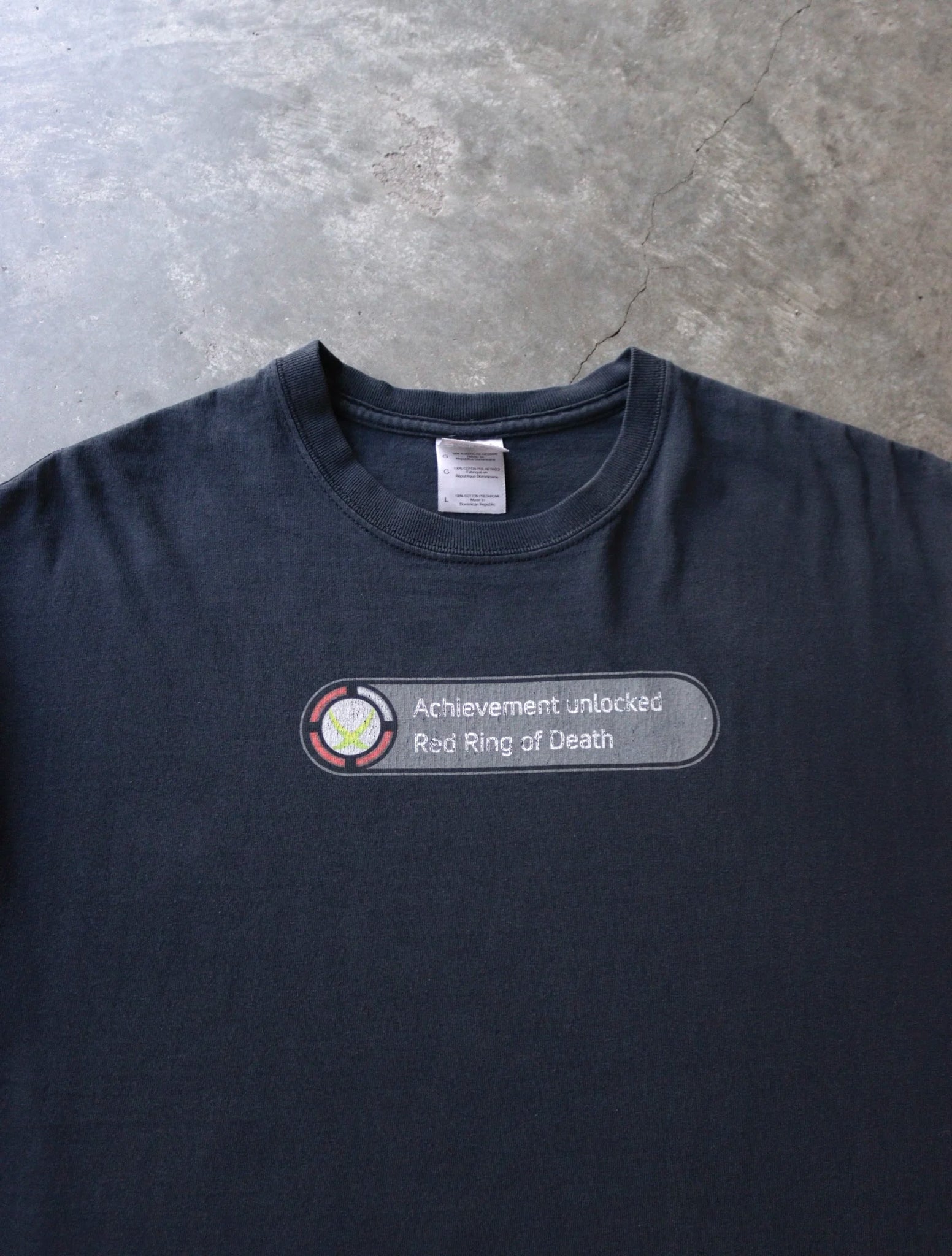 2000S SUN FADED RED RING OF DEATH TEE