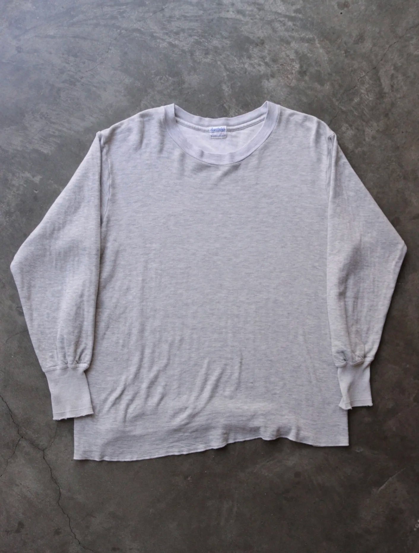 1990S DUOFOLD BLANK SWEATSHIRT