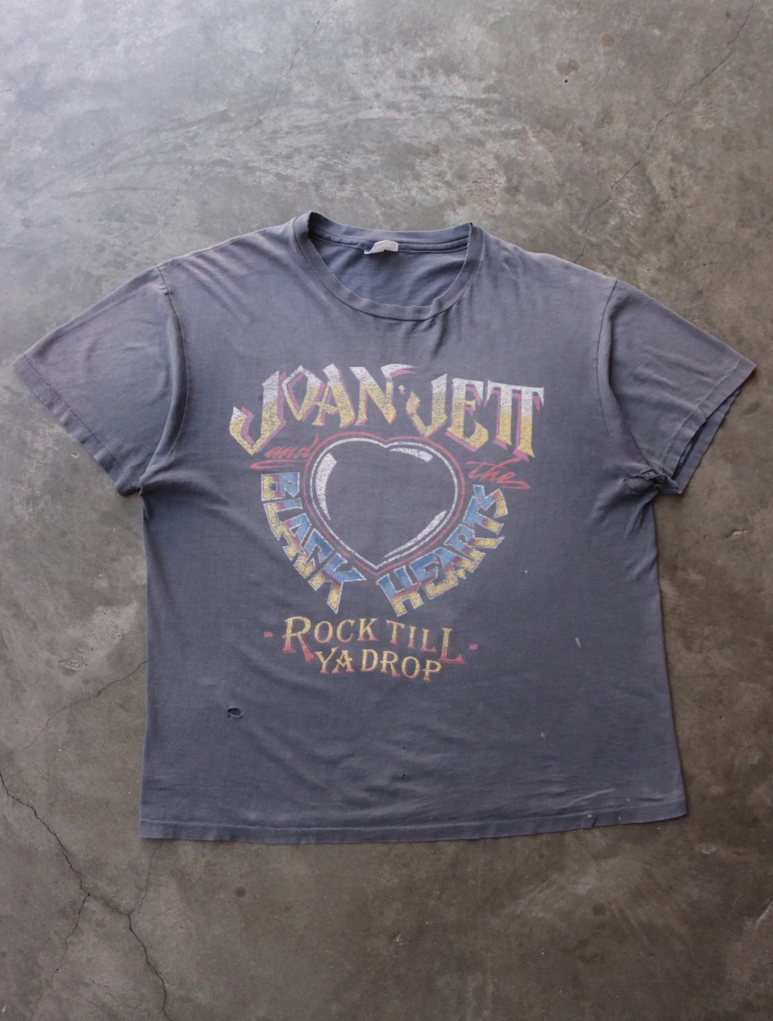 1990S DISTRESSED JOAN JETT HEART TEE