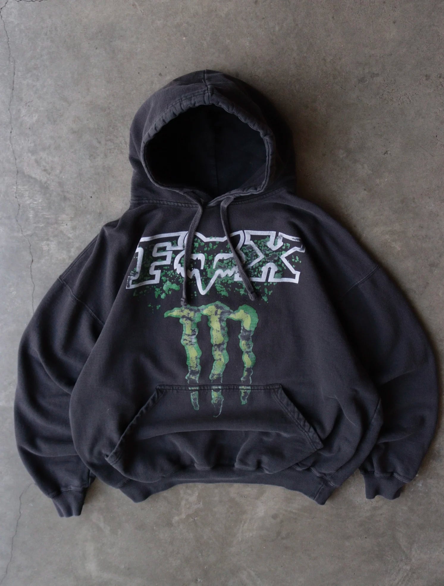 2000S FOX MONSTER HOODED SWEATSHIRT