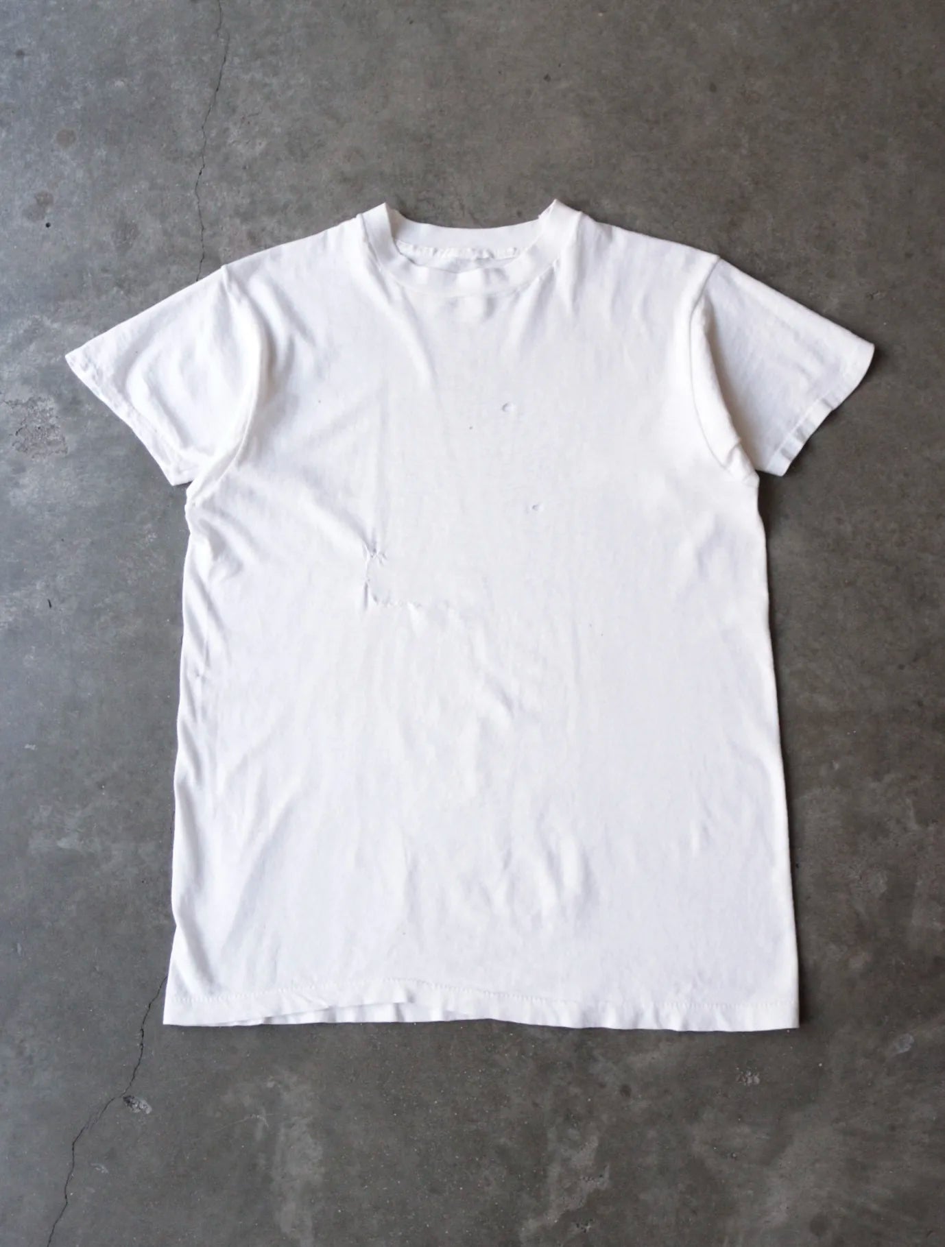 1980S BLANK WHITE TEE