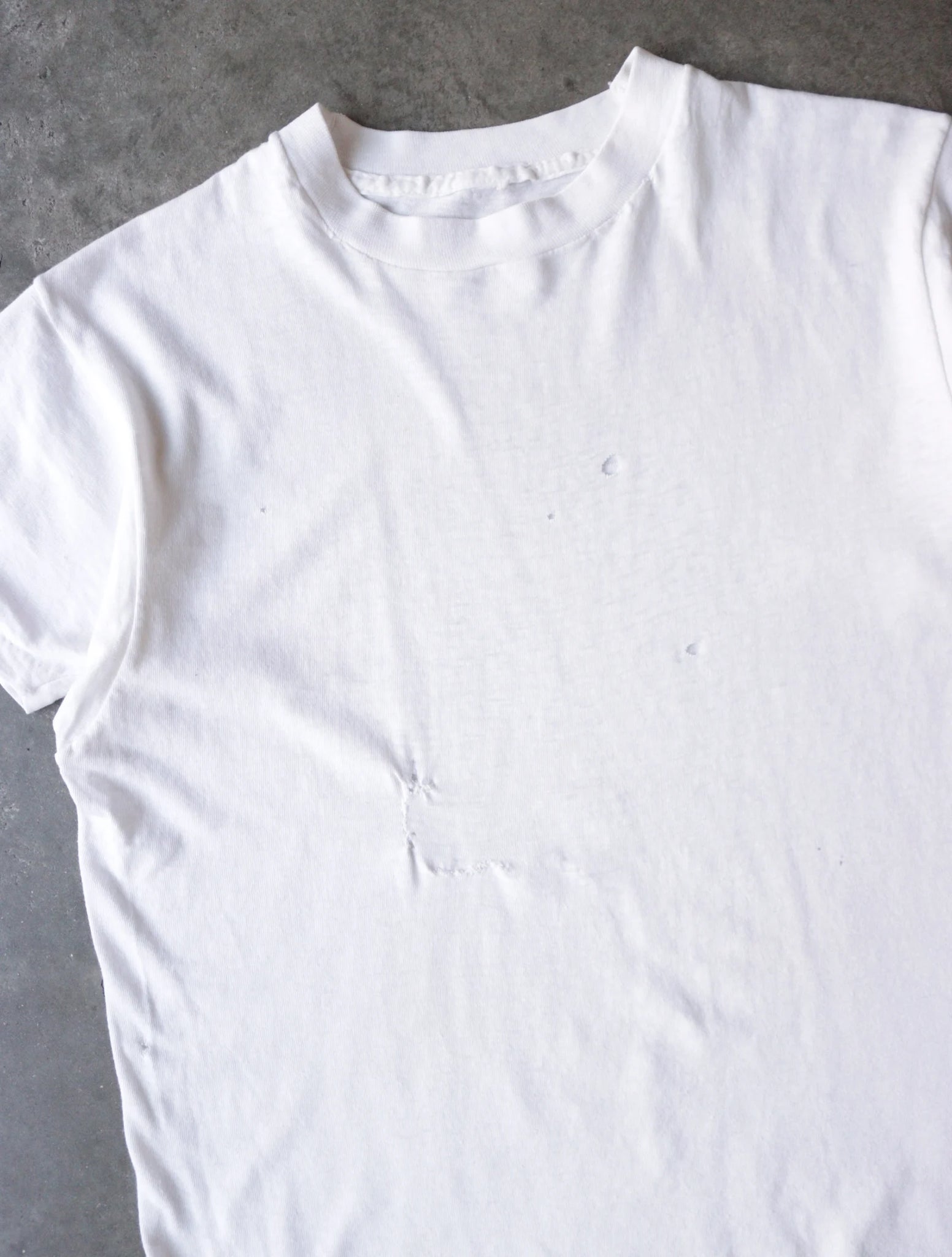 1980S BLANK WHITE TEE