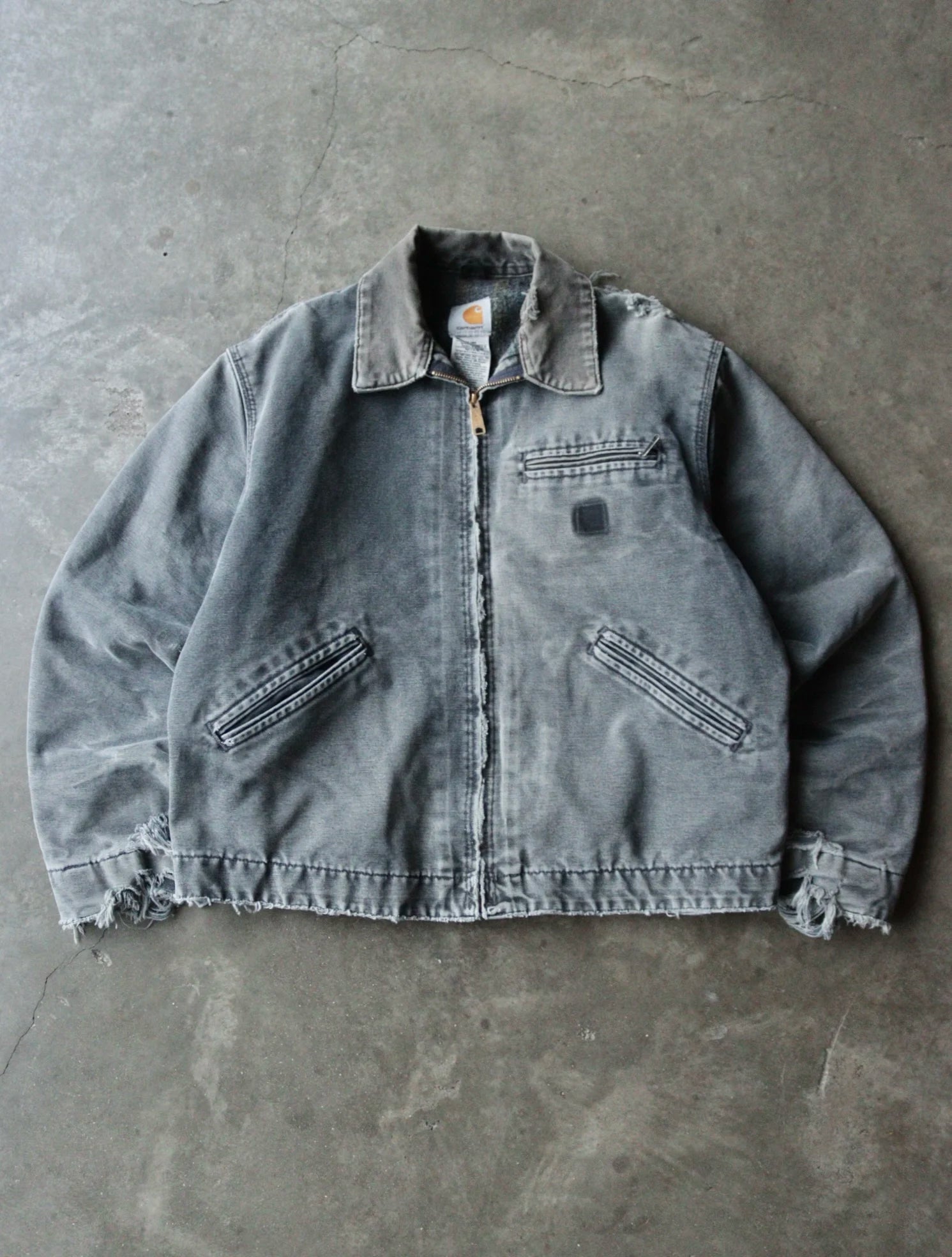 1990S CARHARTT FADED DISTRESSED WORK JACKET