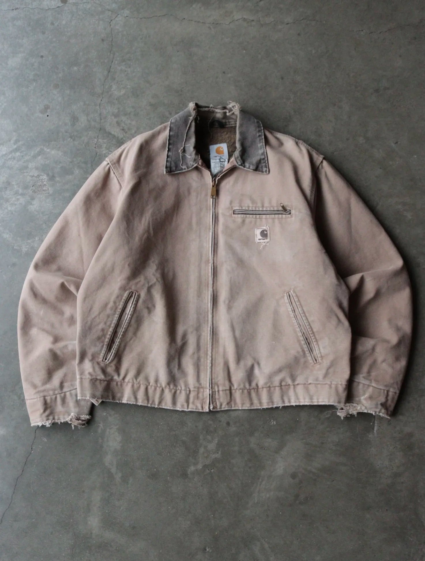 1990S FADED CARHARTT DETROIT WORK JACKET
