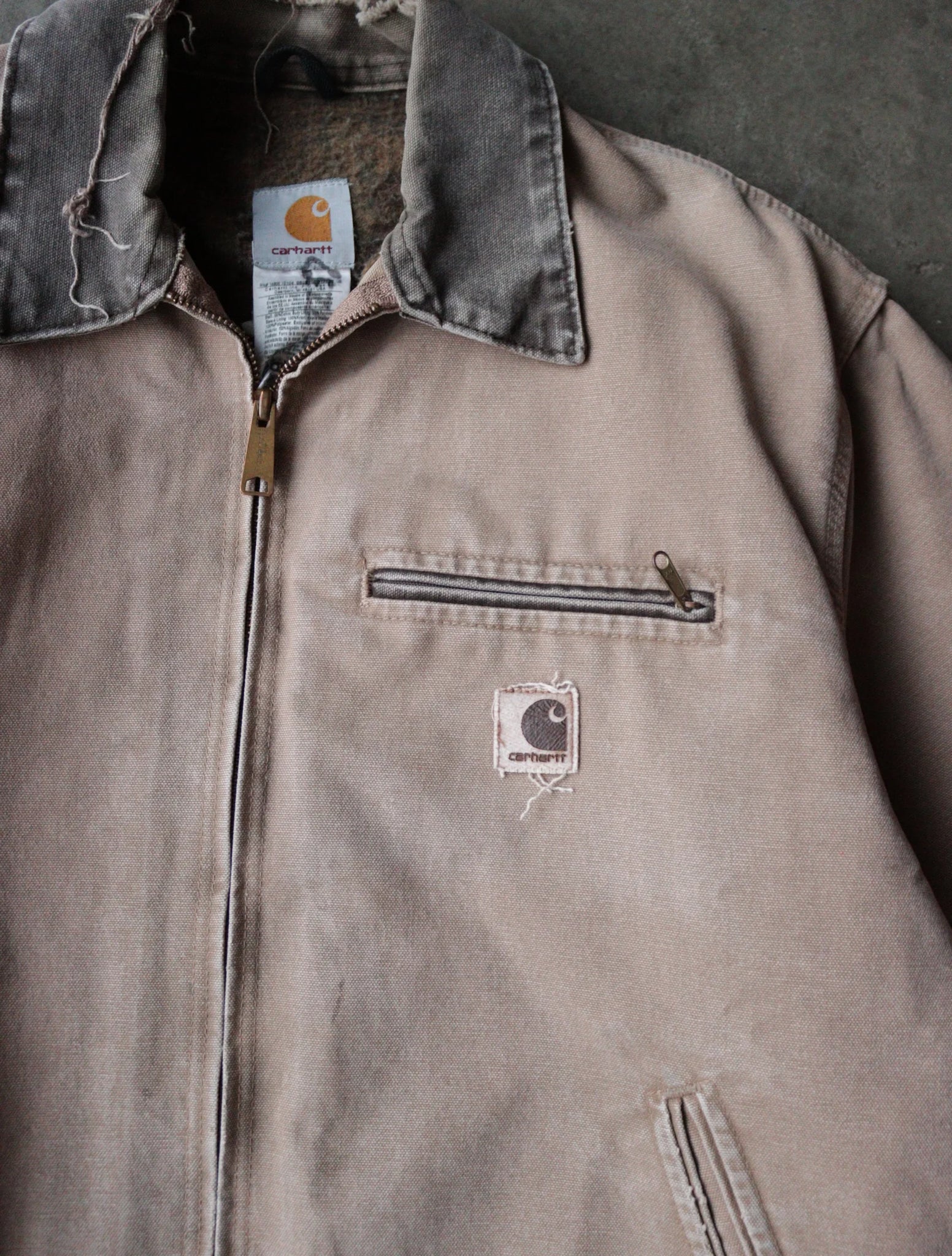 1990S FADED CARHARTT DETROIT WORK JACKET