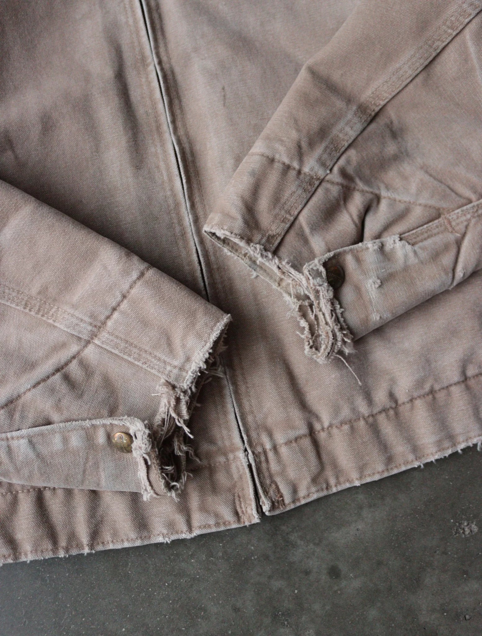 1990S FADED CARHARTT DETROIT WORK JACKET