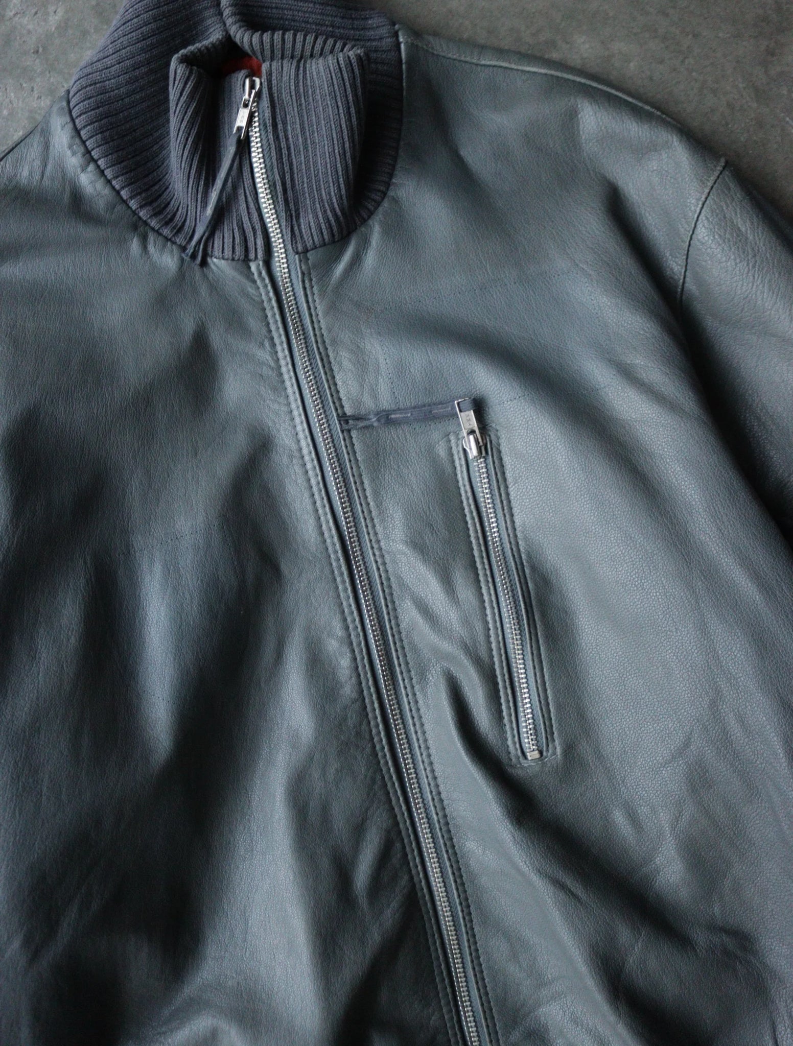 1990S GERMAN LEATHER JACKET