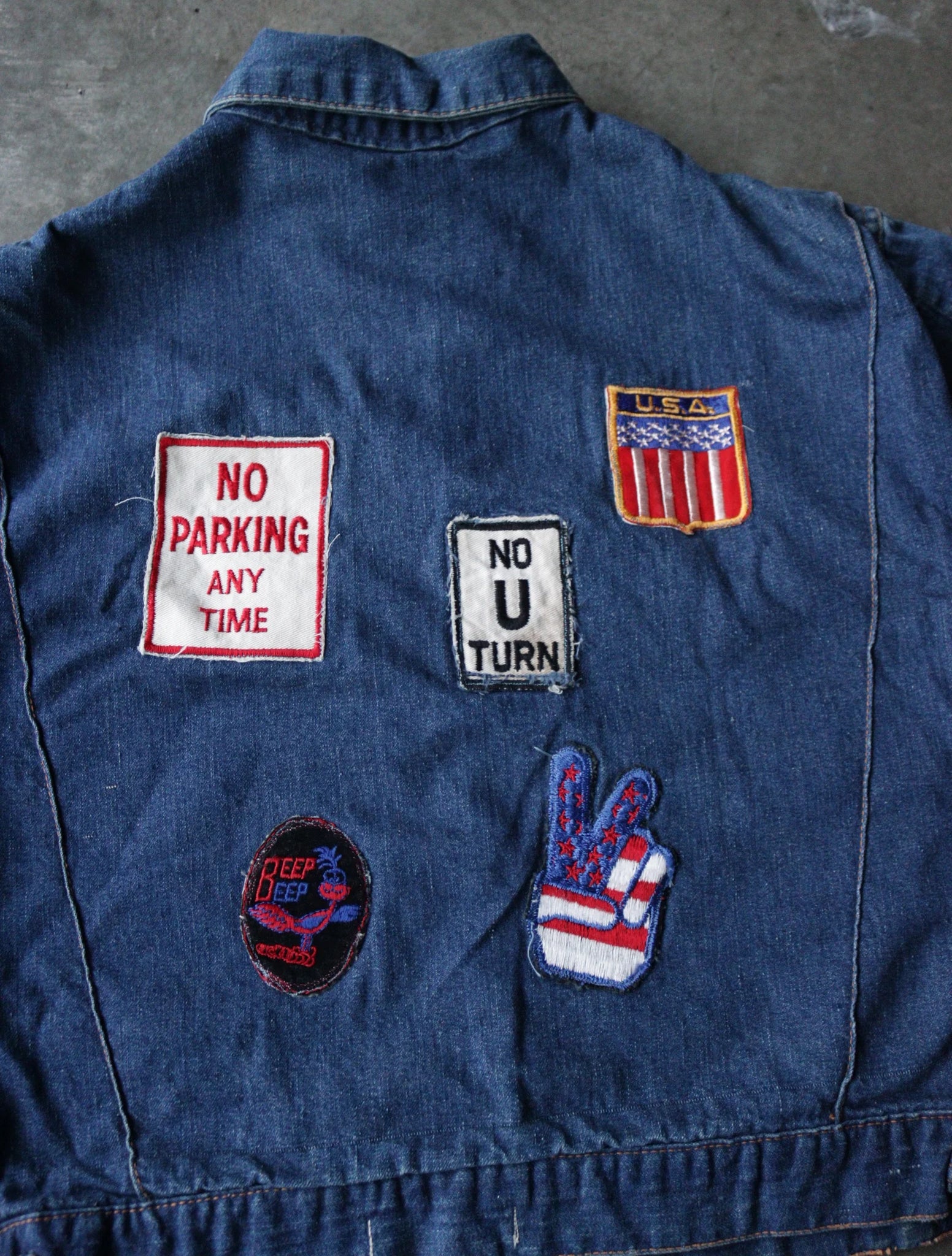 1989S VOTE DENIM JACKET