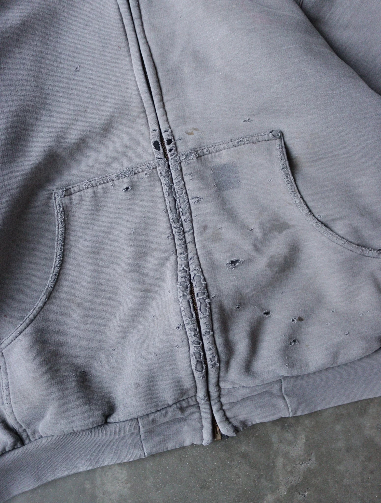 1990S FADED CARHARTT HOODED SWEATSHIRT