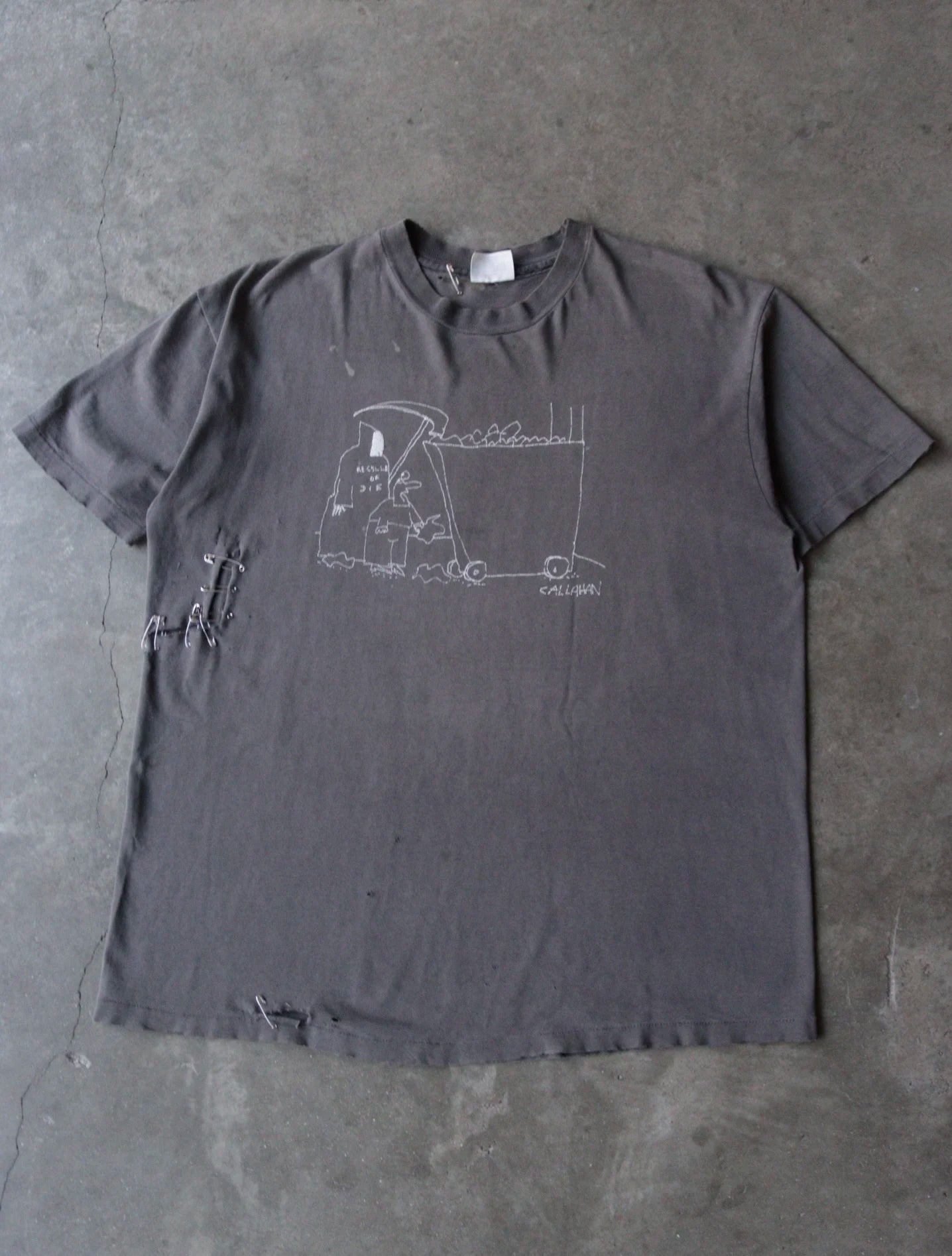 1990S FADED RECYCLE OR DIE TEE
