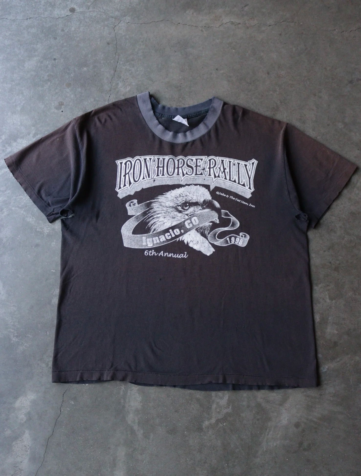 1990S FADED TWO TONE EAGLE TEE