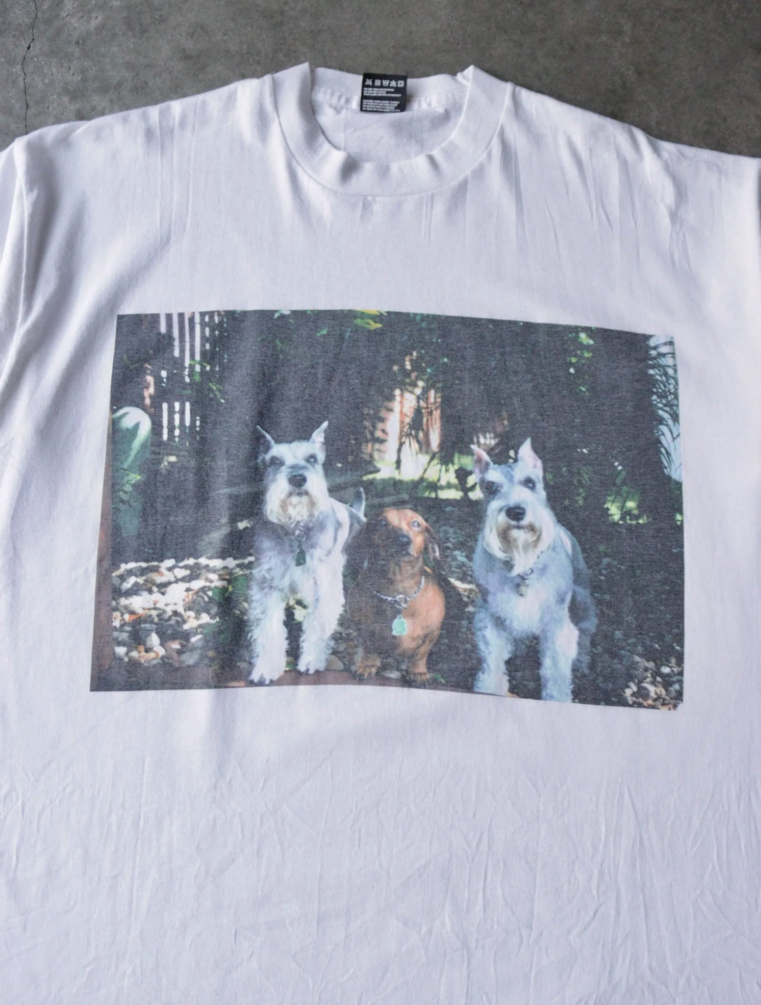 1990S 3 DOGS PHOTO TEE