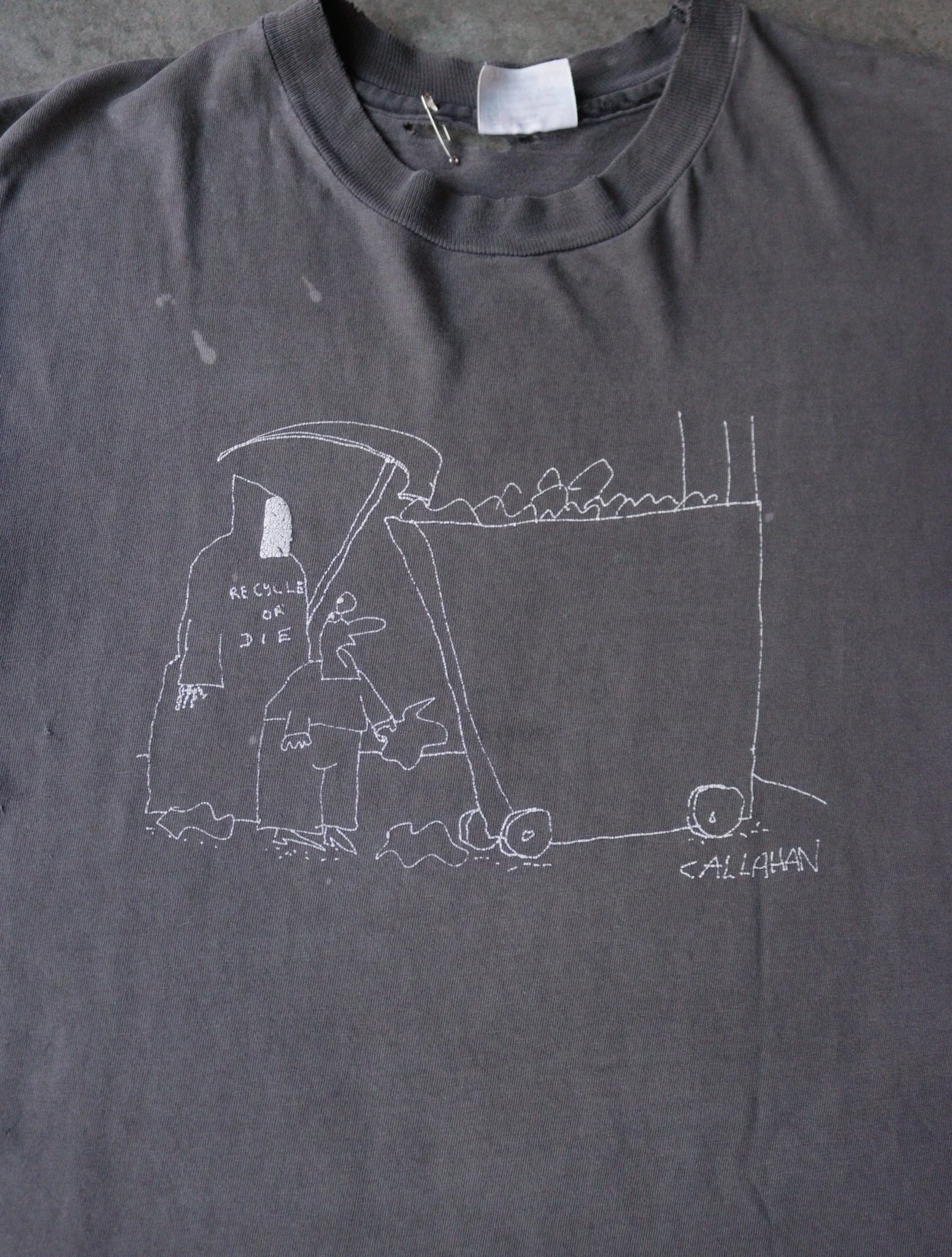 1990S FADED RECYCLE OR DIE TEE
