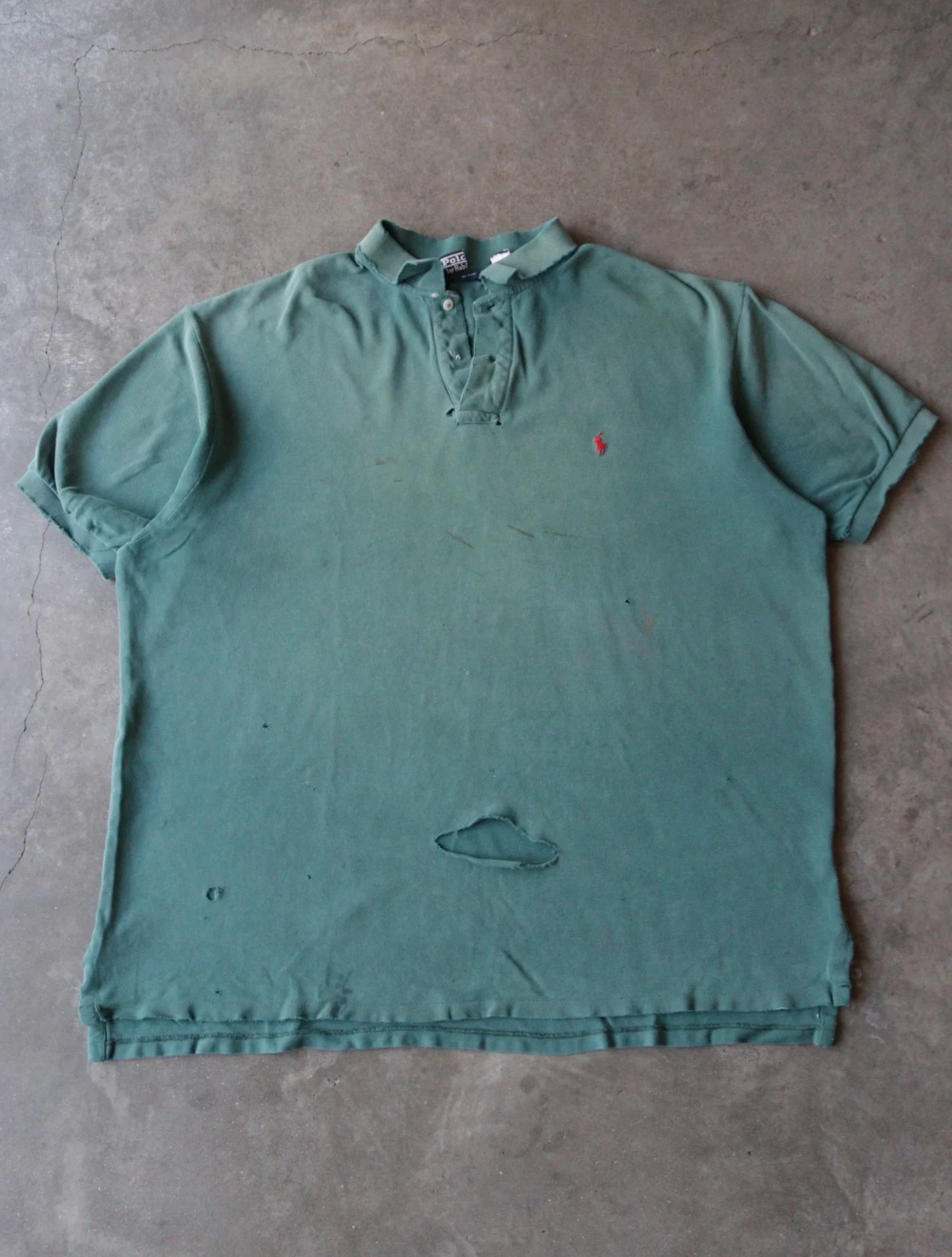 1990S FADED GREEN TEE