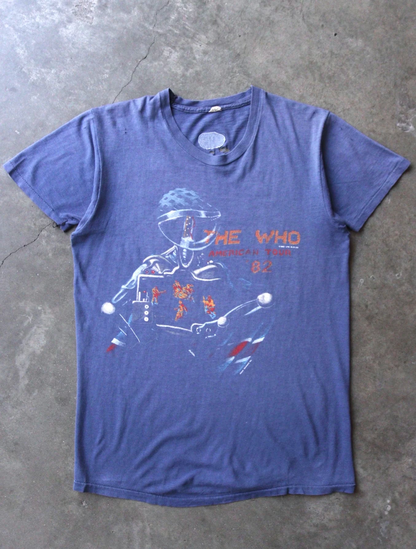 1980S THE WHO FADED TEE