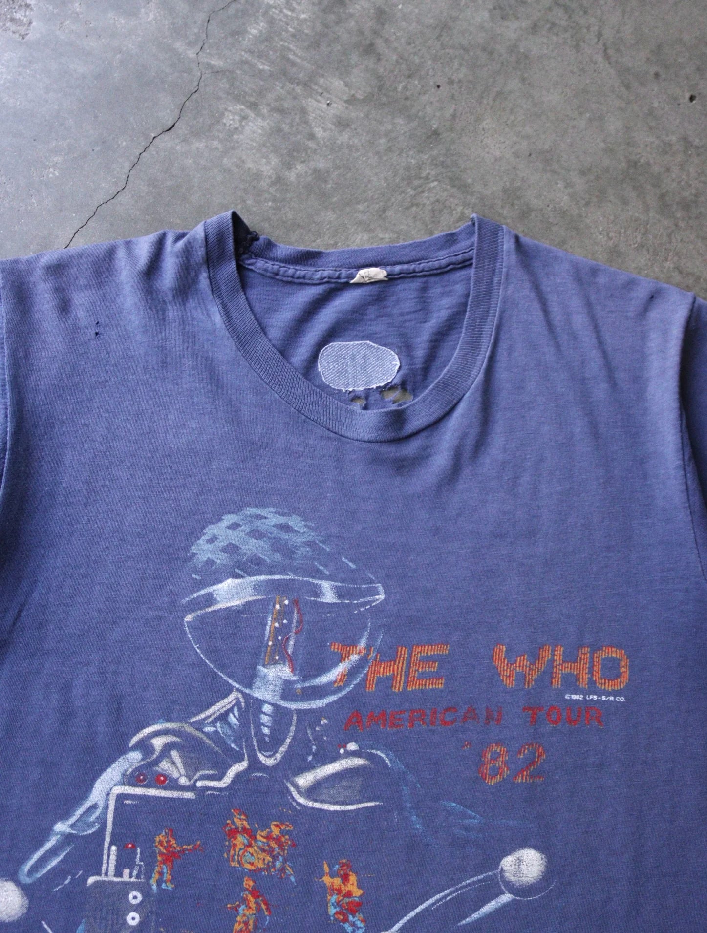 1980S THE WHO FADED TEE