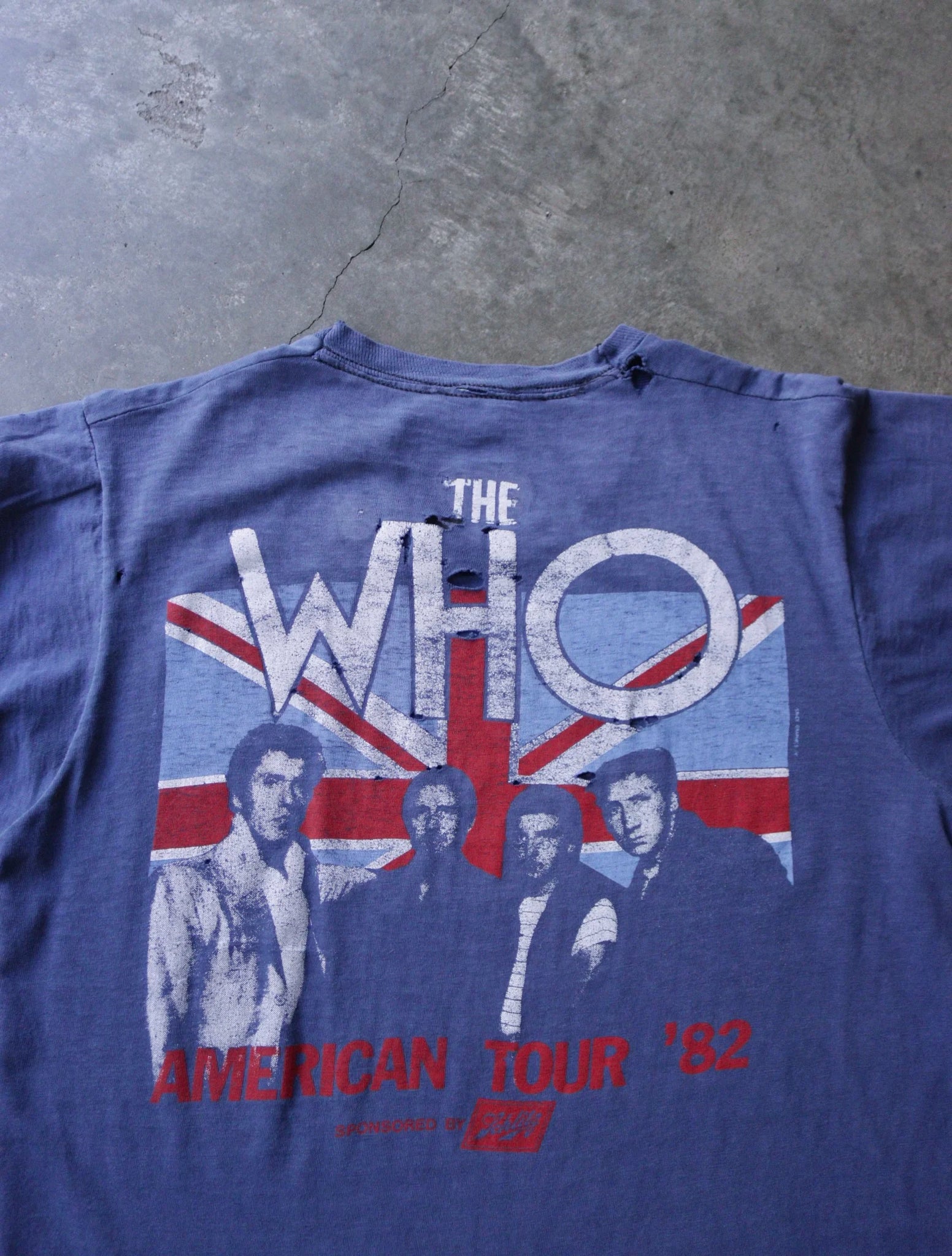 1980S THE WHO FADED TEE