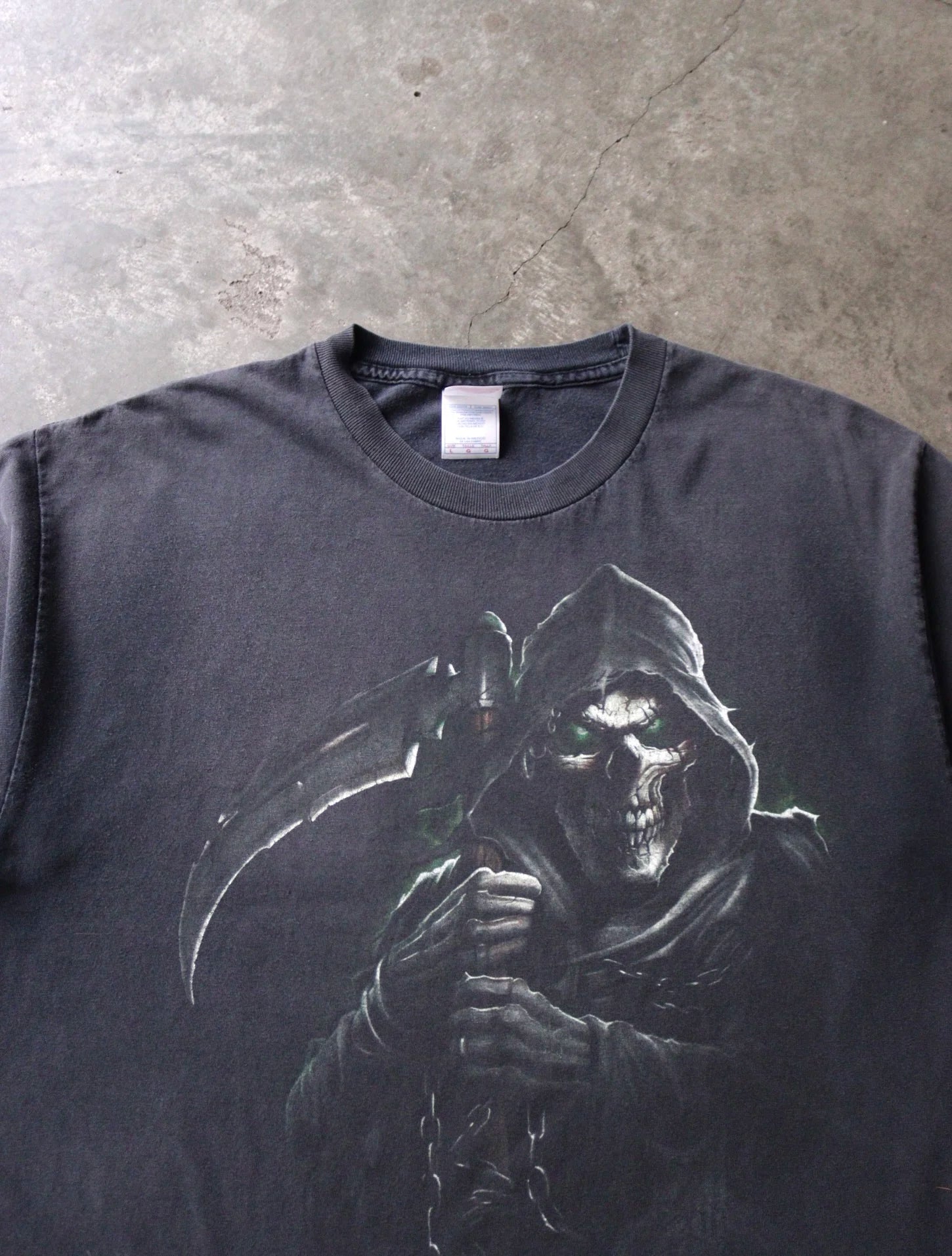 2000S FADED GRIM REAPER TEE