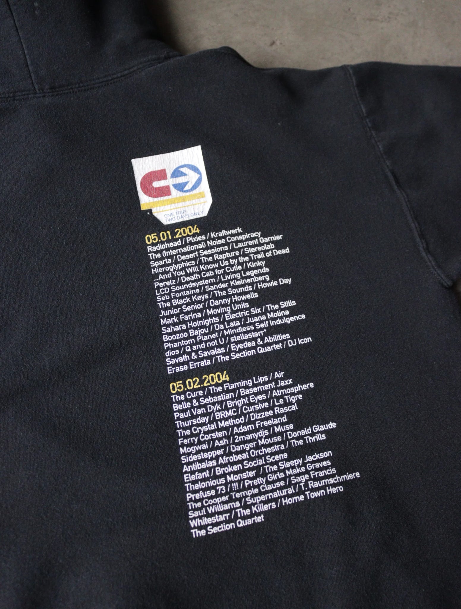 1990S COACHELLA HOODED SWEATSHIRT