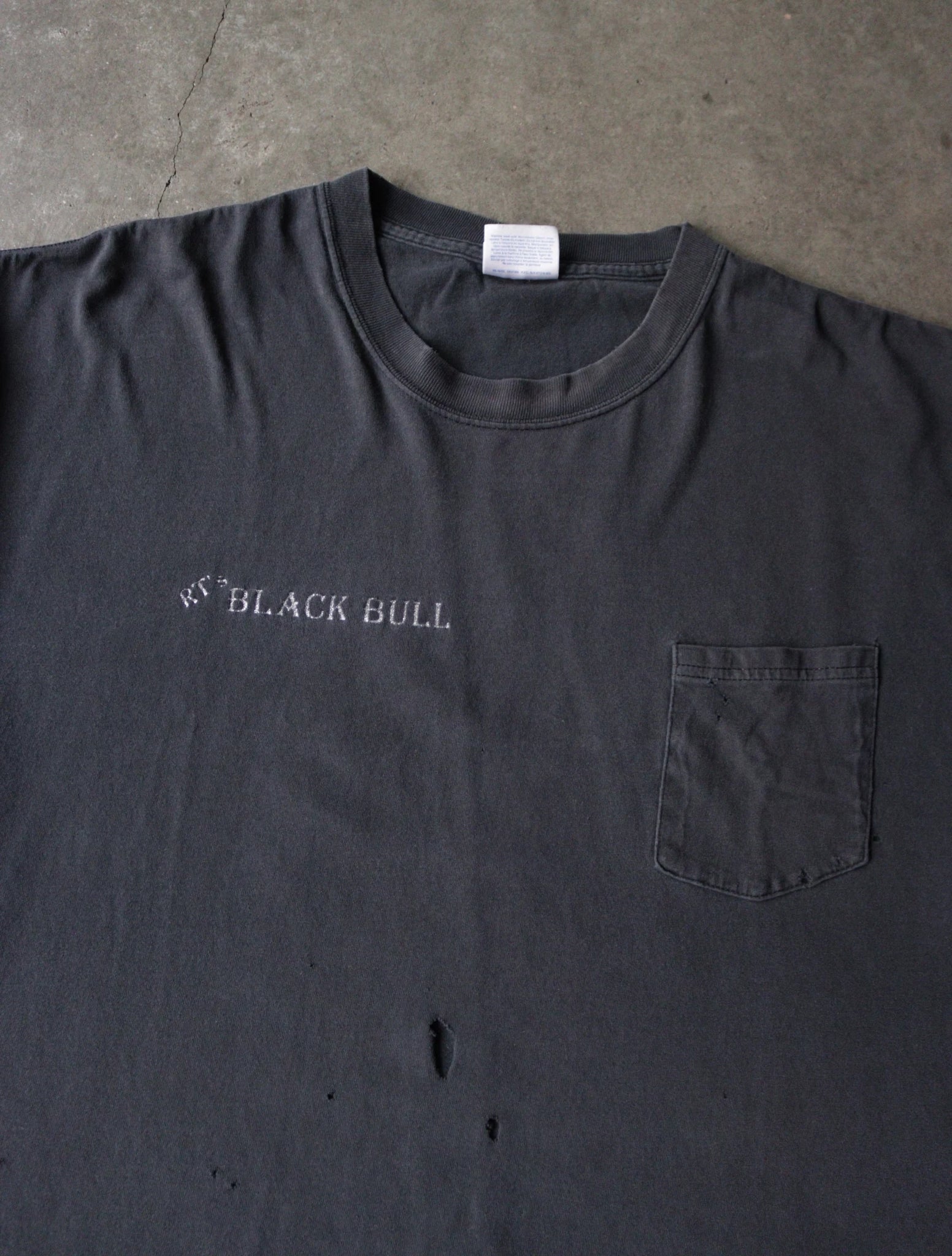 1990S BLACK BULL TEE