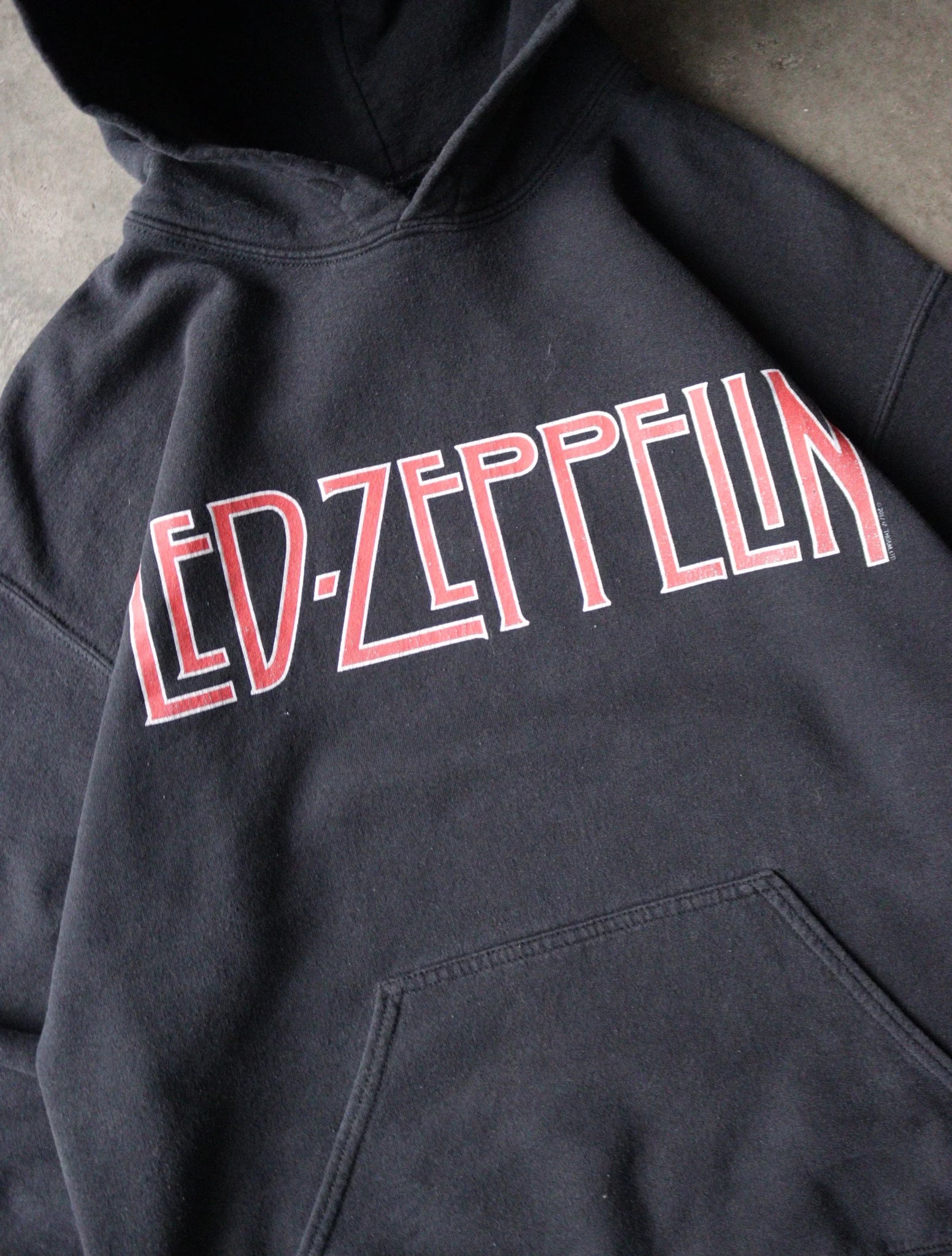 2000S LED ZEPPELIN BAND HOODED SWEATSHIRT