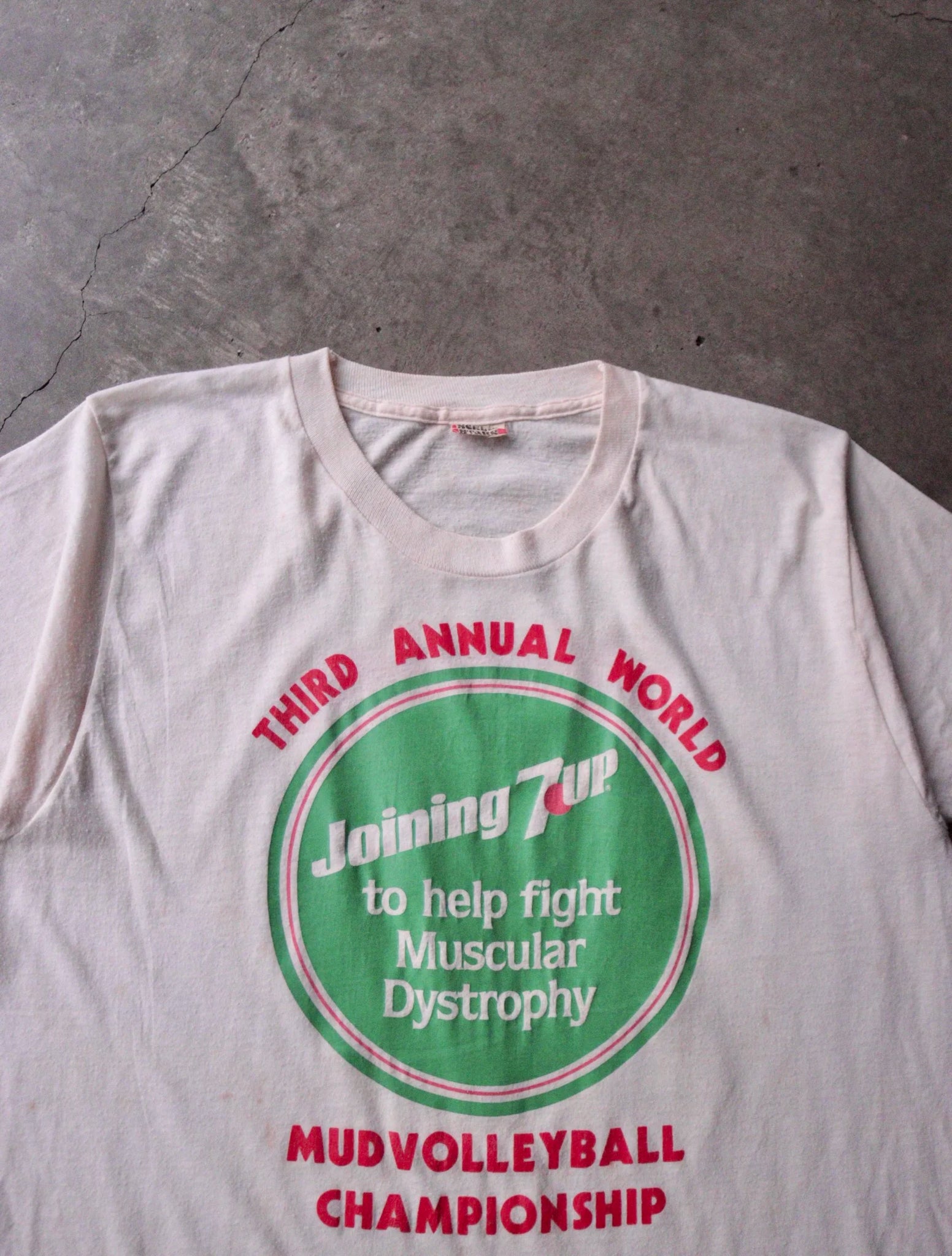 1980S 7UP MUDVOLLEYBALL TEE