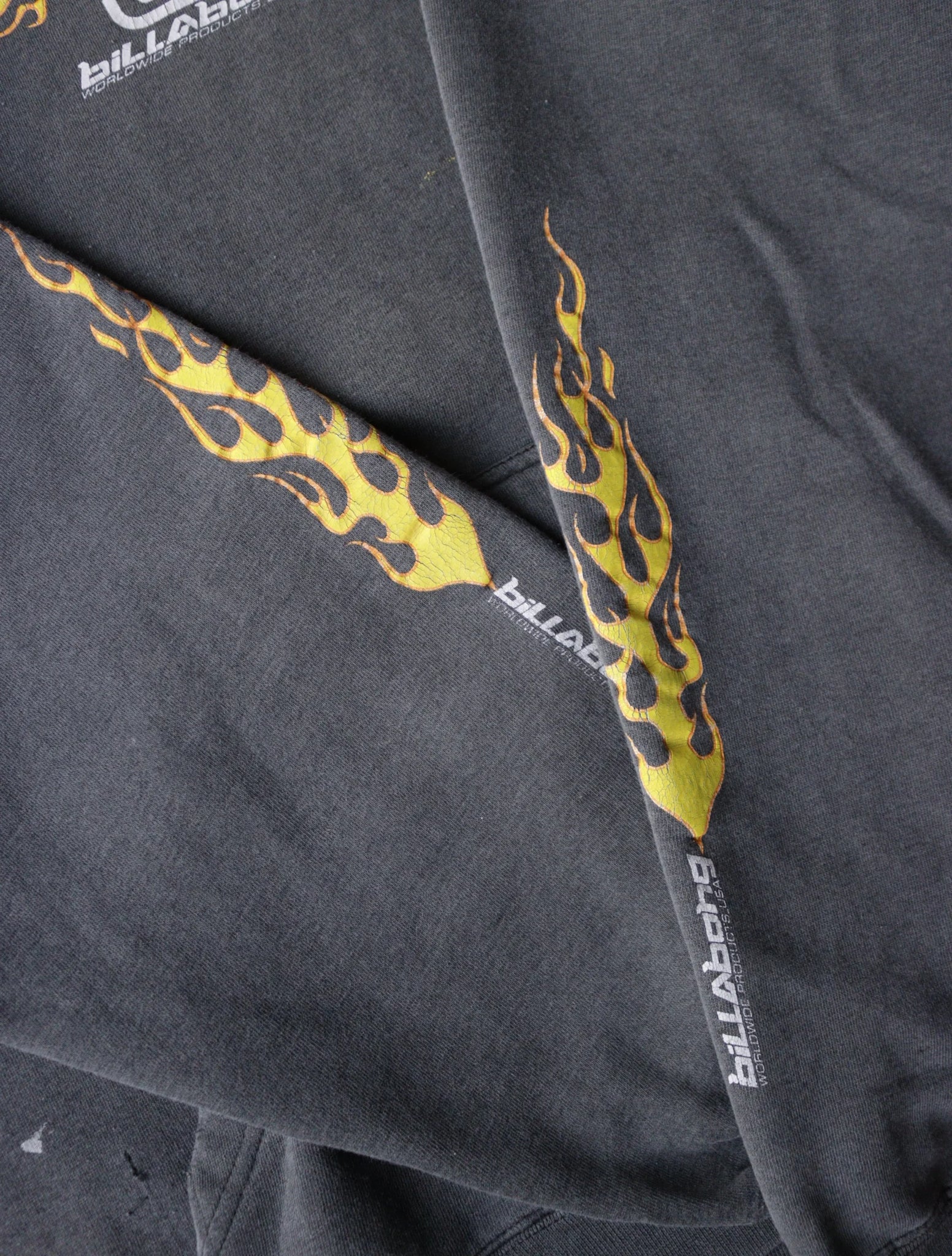 1990S FADED BILLABONG HOODED SWEATSHIRT