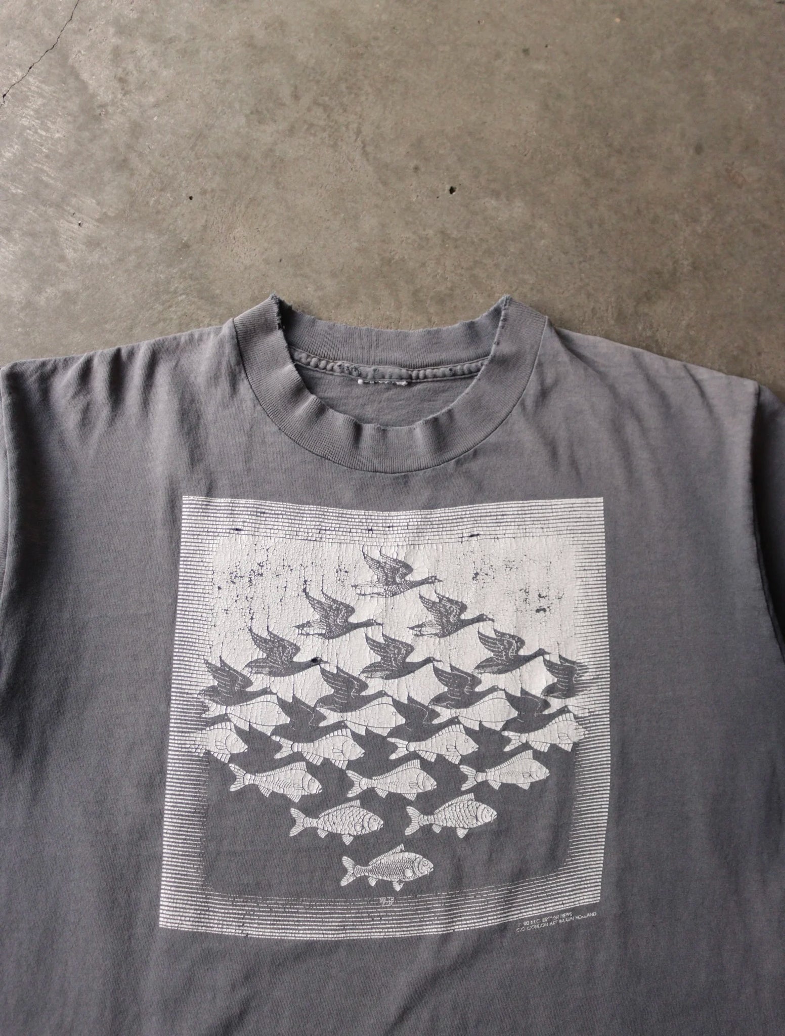 1990S SUN FADED ART TEE