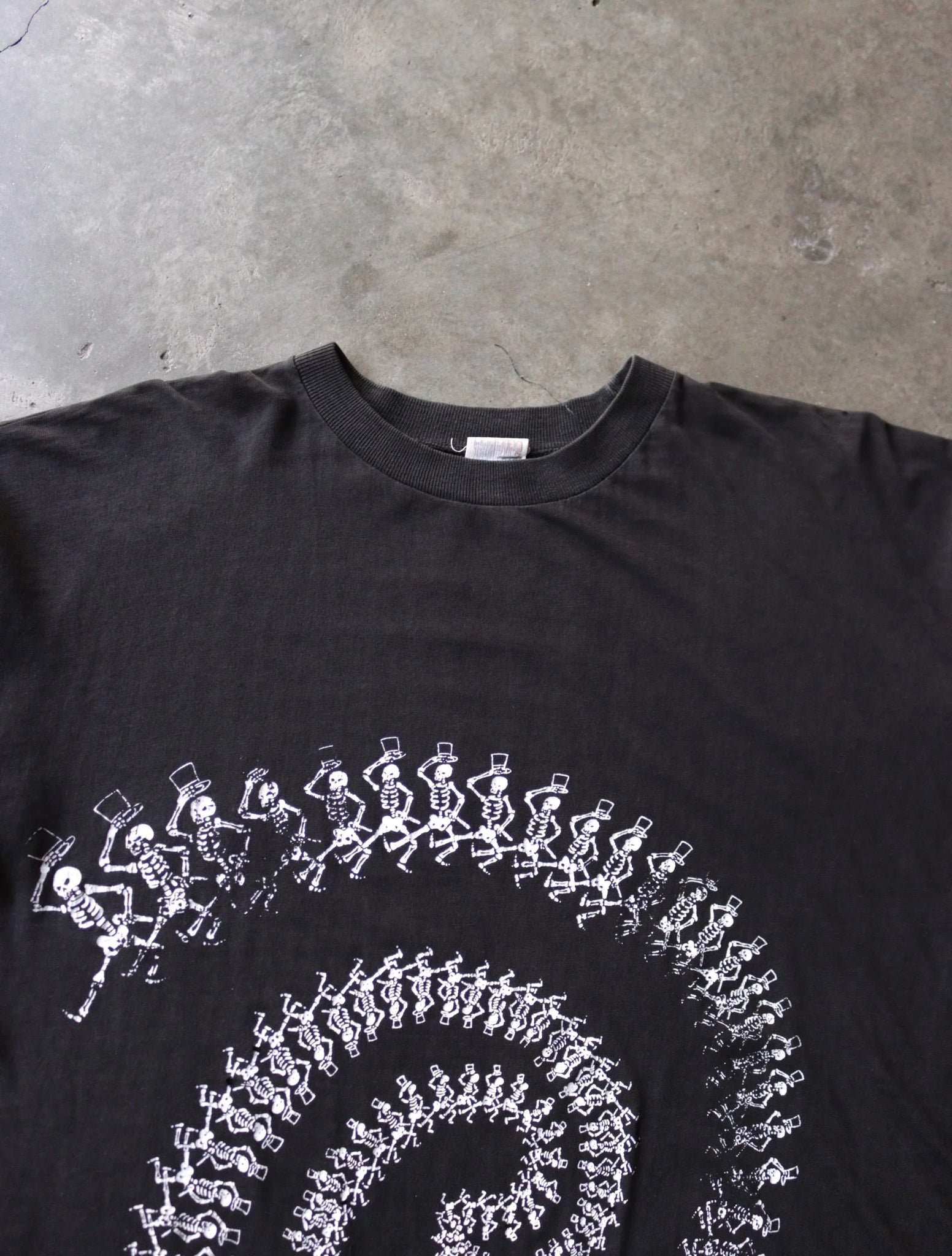 1990S SKELETON SPIRAL TEE