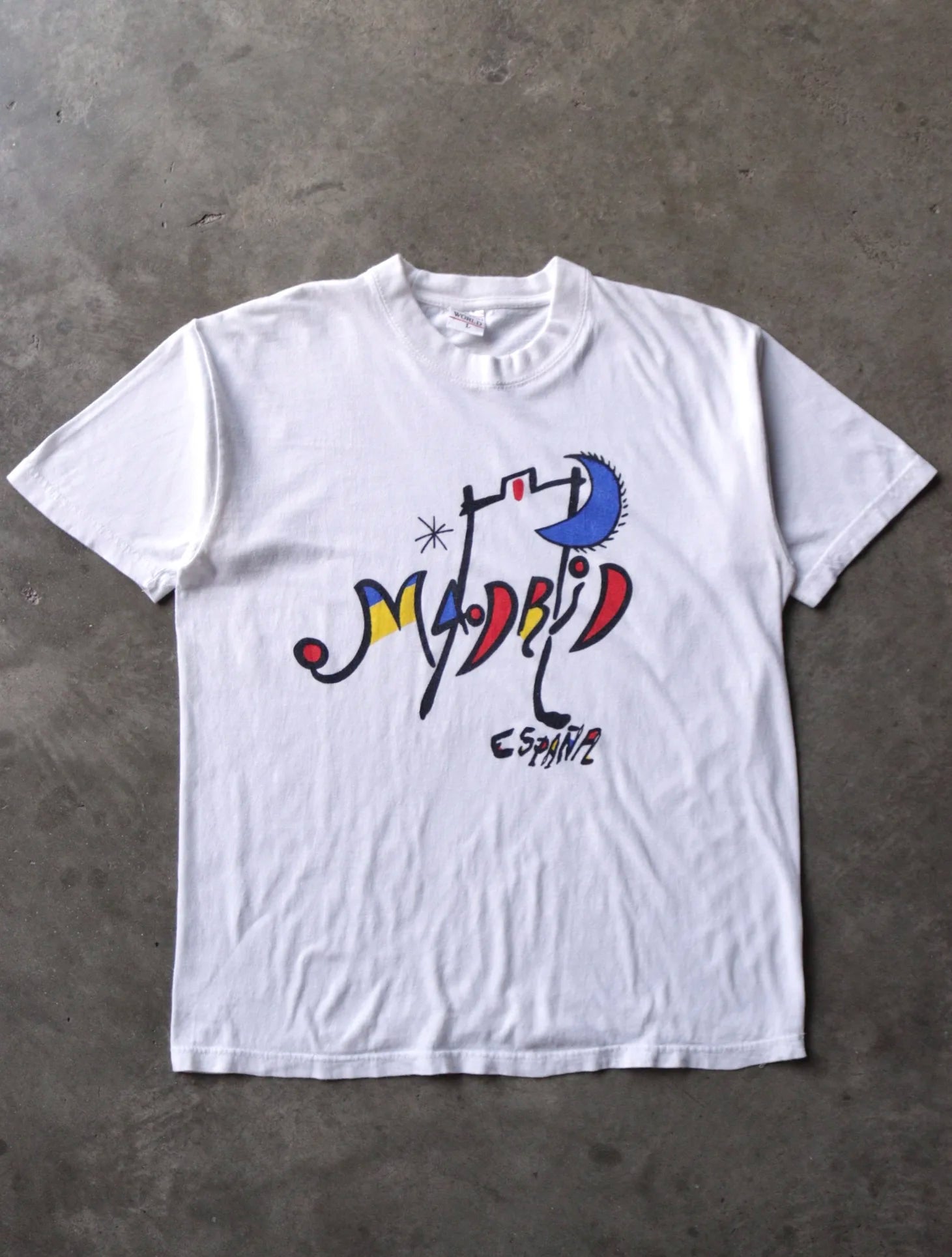 1990S MADRID ESPANA TEE