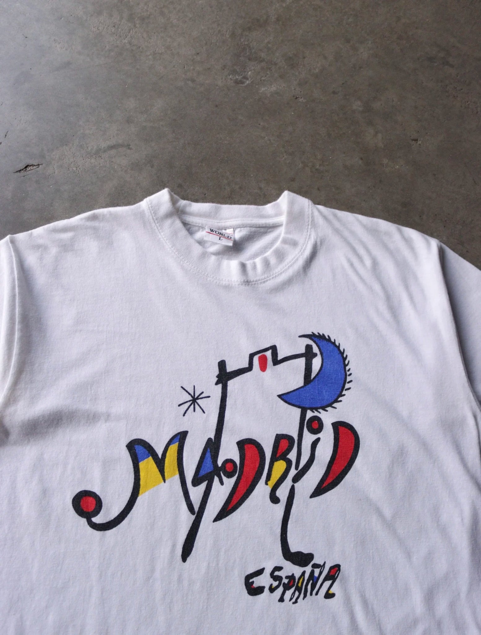 1990S MADRID ESPANA TEE