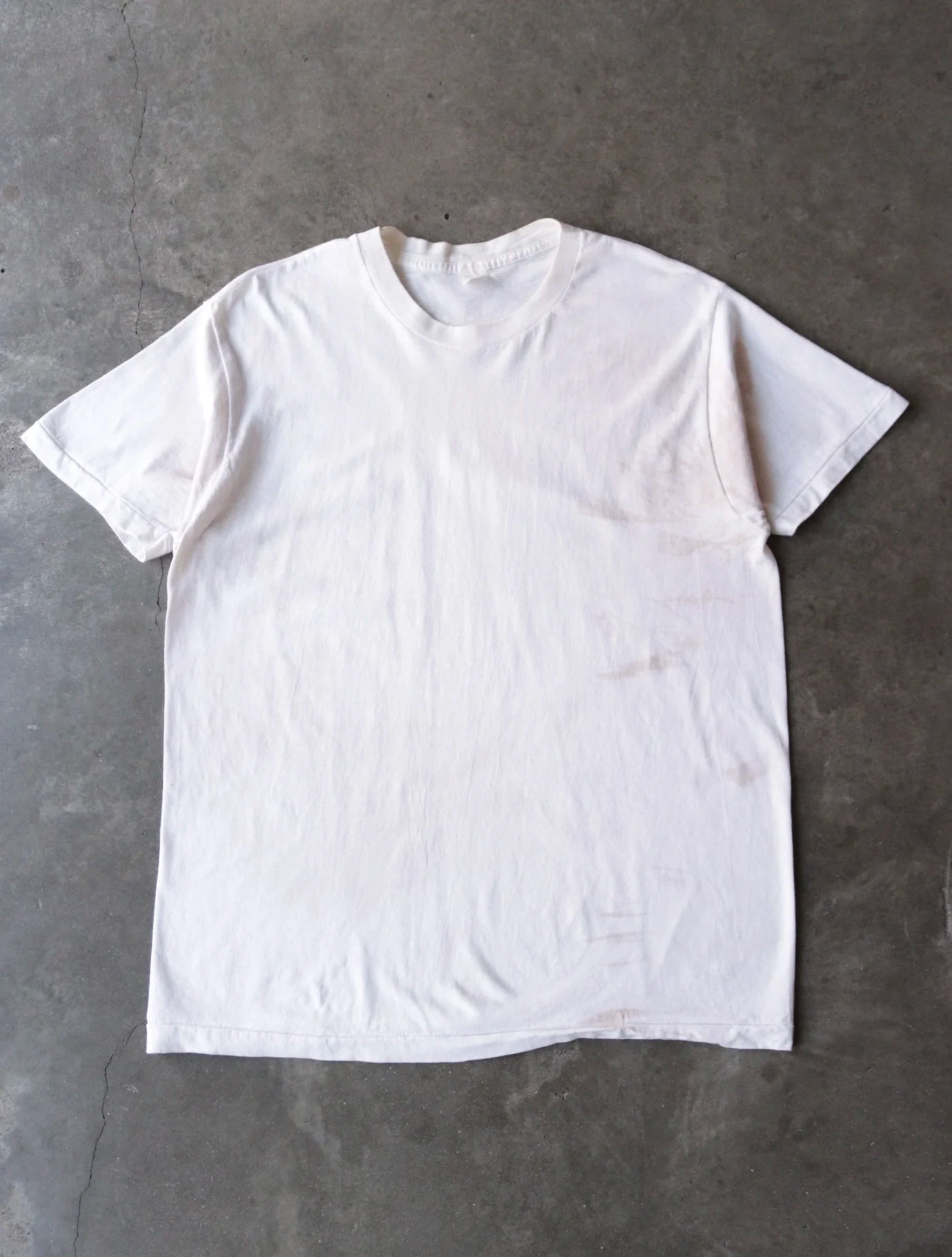1980S BLANK WHITE TEE
