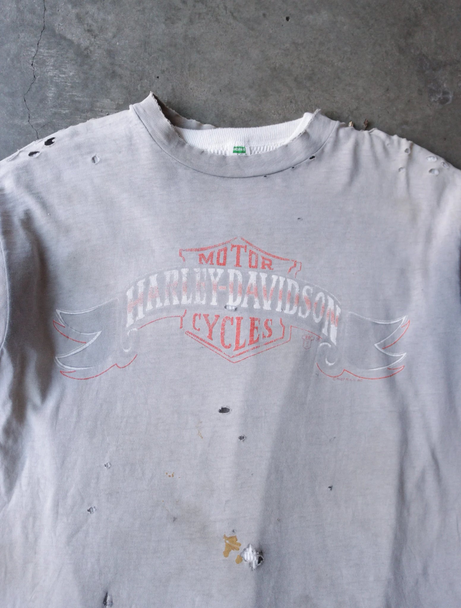 1990S FADED HARLEY TEE + THERMAL L/S
