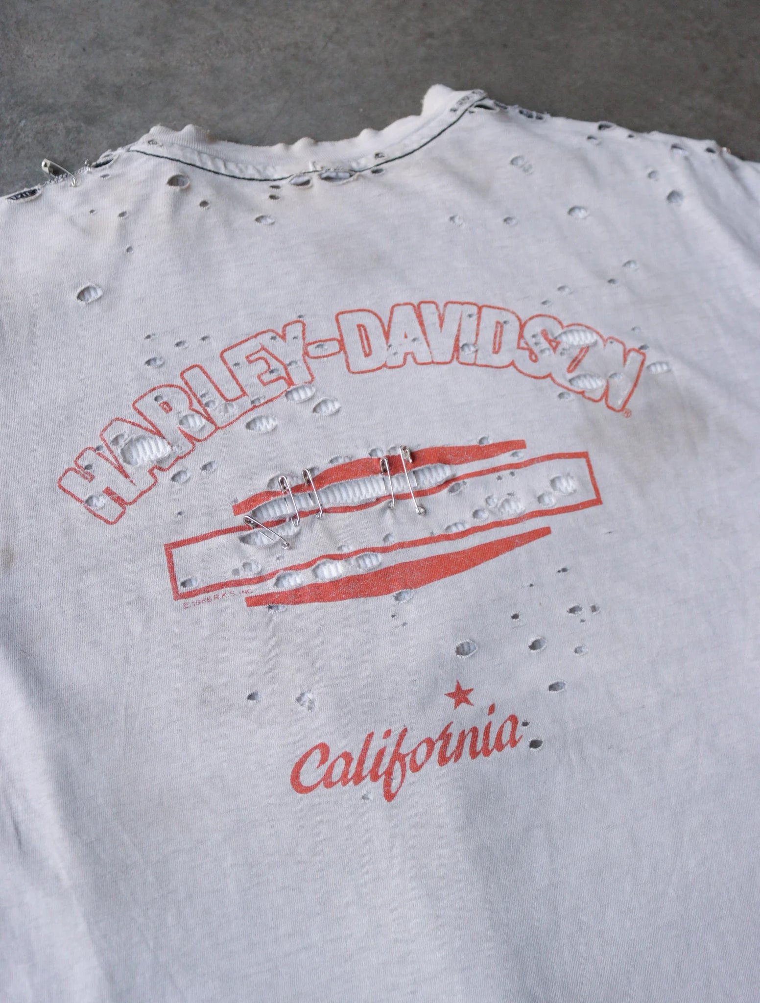 1990S FADED HARLEY TEE + THERMAL L/S