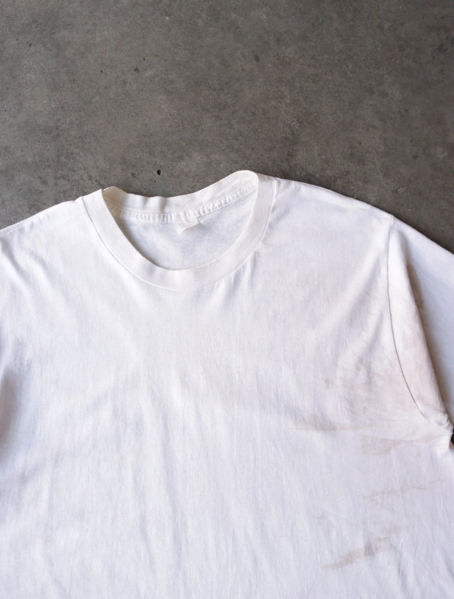 1980S BLANK WHITE TEE