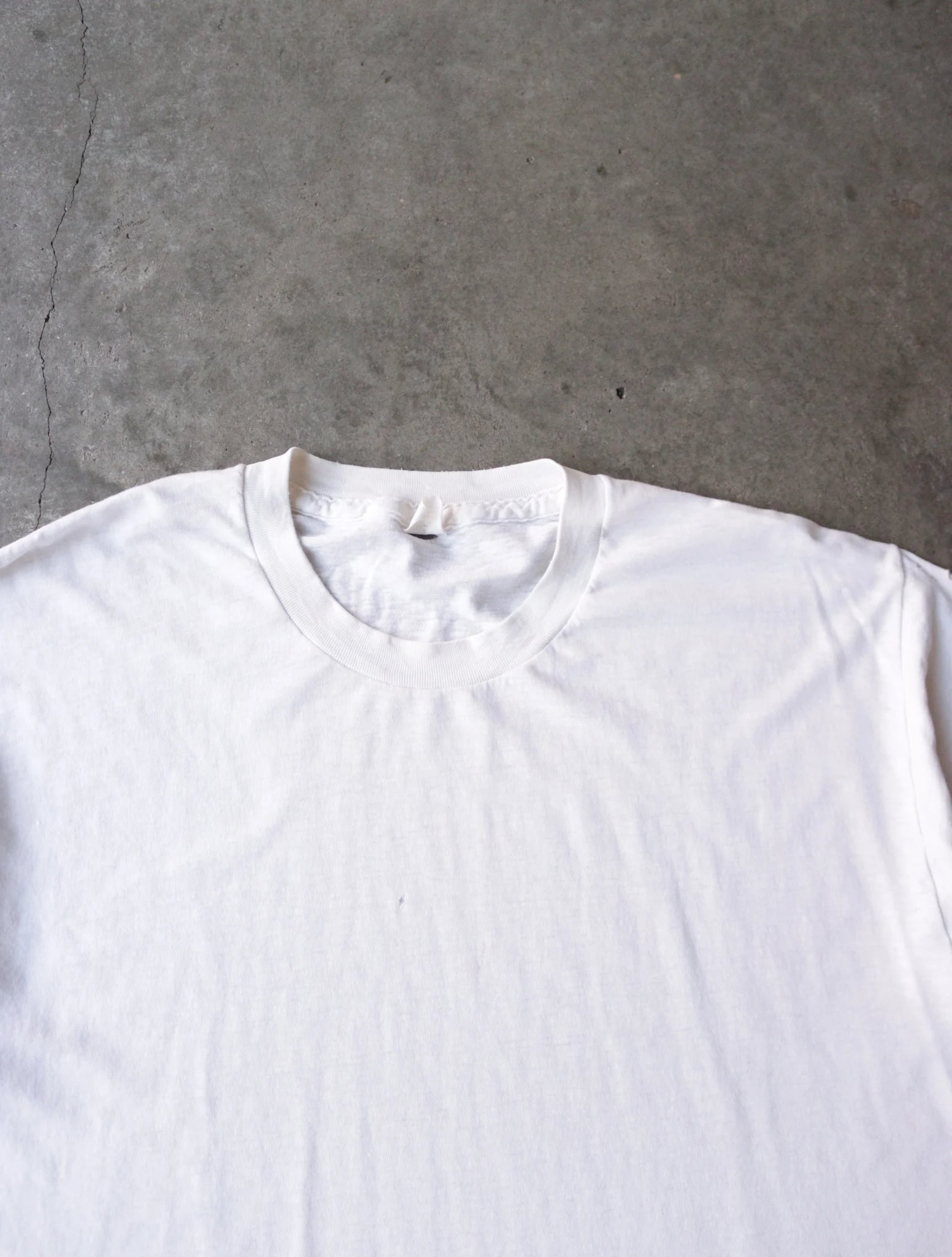 1990S BLANK WHITE TEE