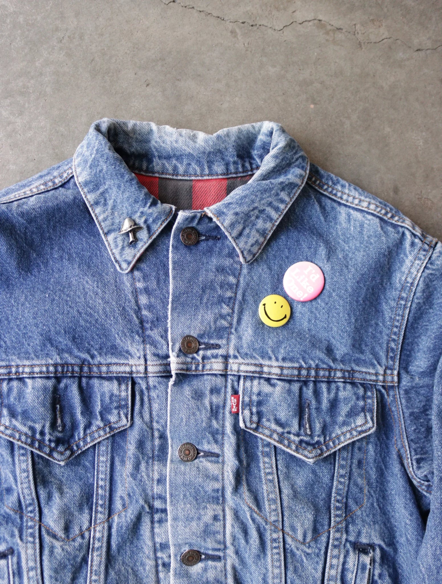 1980S FLANNEL LINED LEVIS JACKET