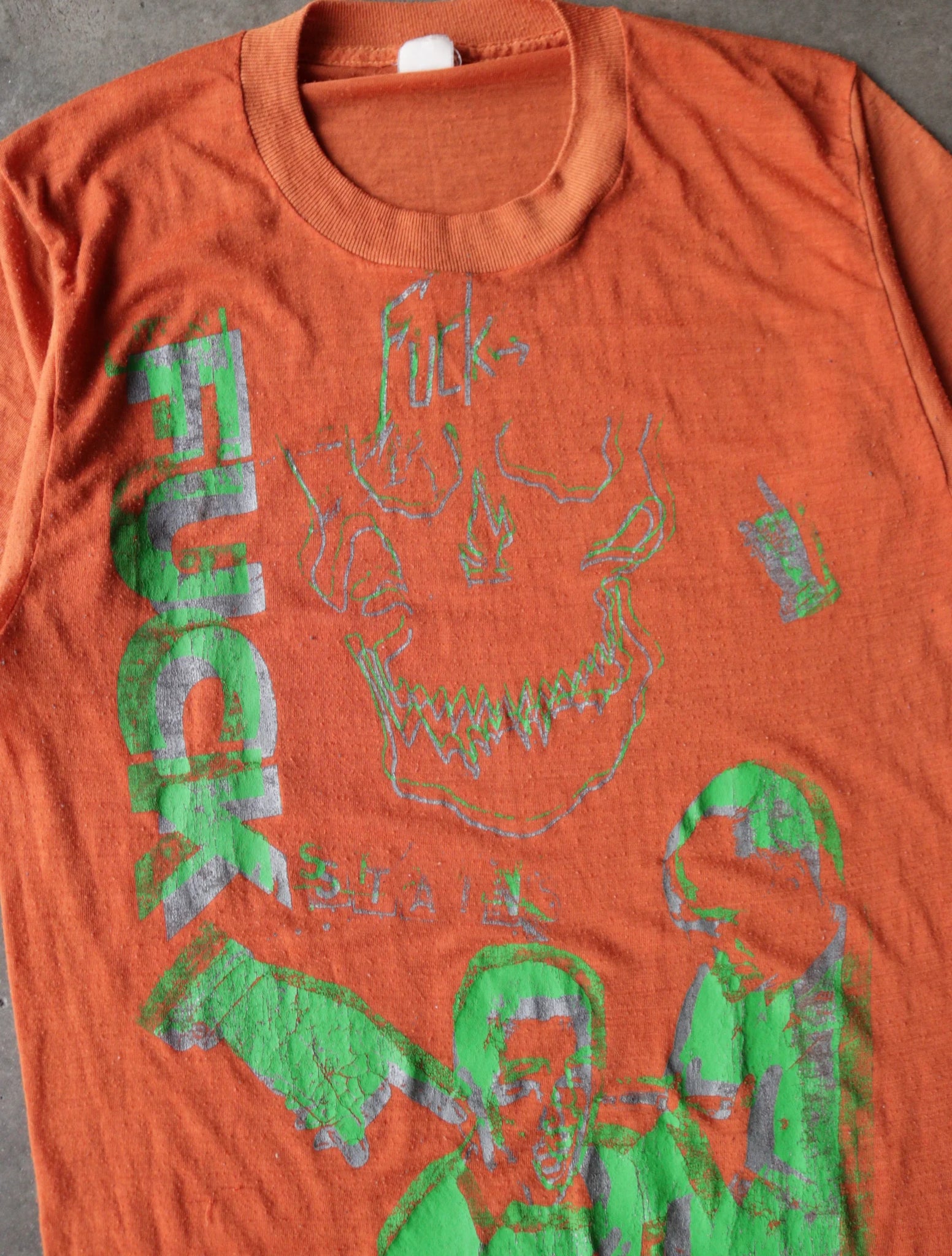 1970S F*CK STAINS PUNK BAND TEE
