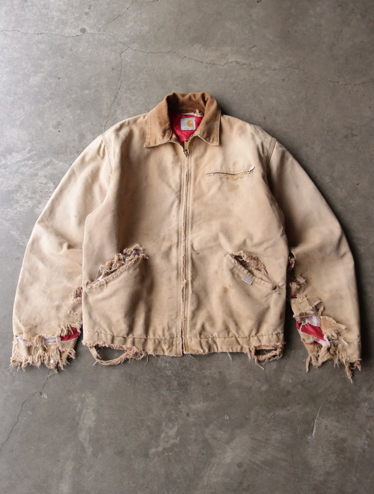 1990S CARHARTT THRASHED WORK JACKET