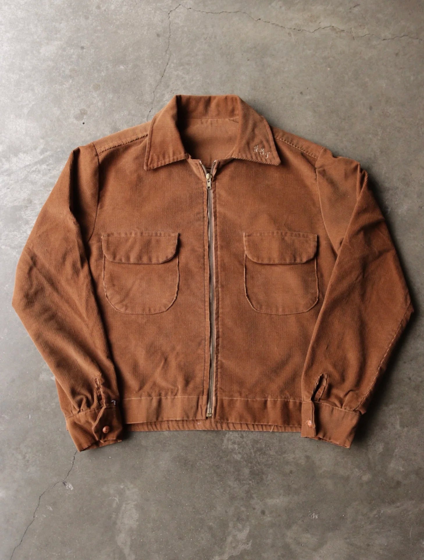 1970S BROWN CORD JACKET