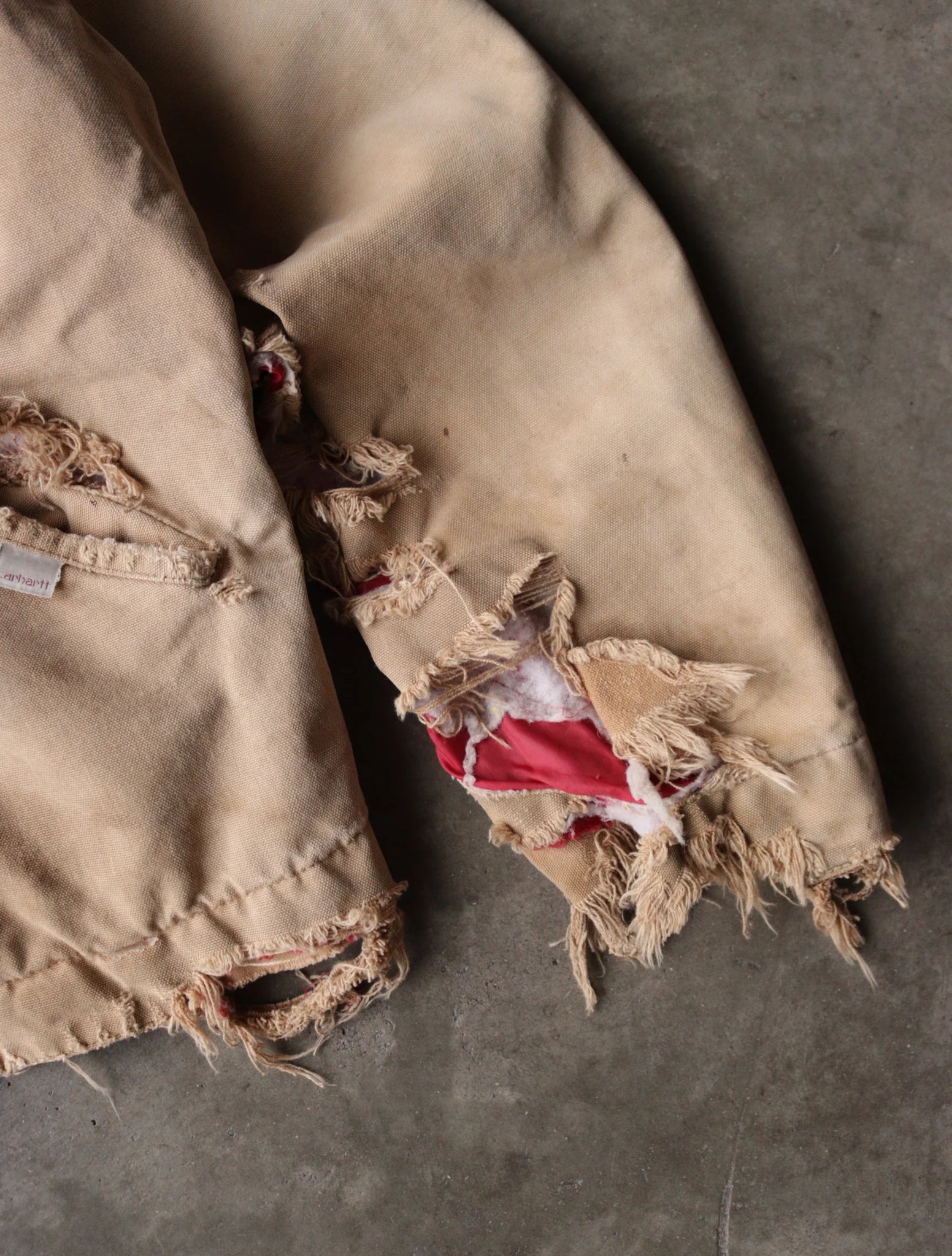 1990S CARHARTT THRASHED WORK JACKET