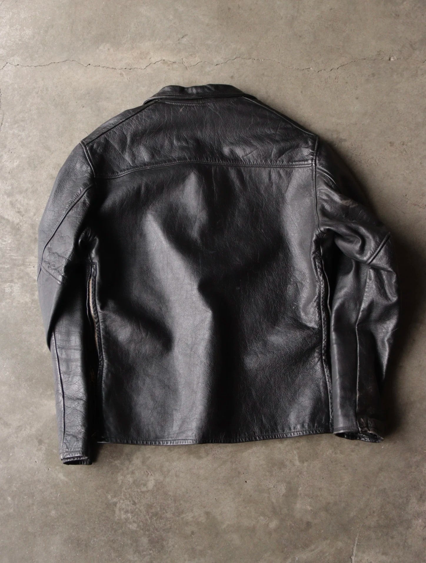 1940S LACE UP LEATHER JACKET