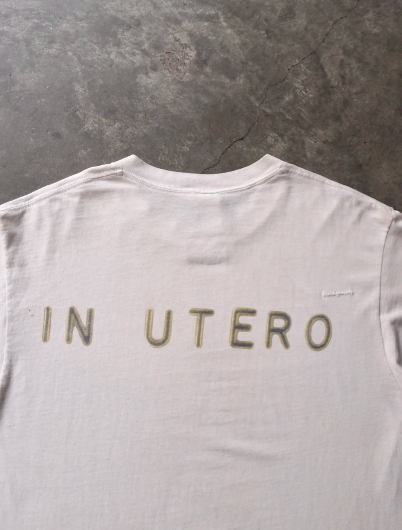 1990S FADED REPAIRED NIRVANA TEE