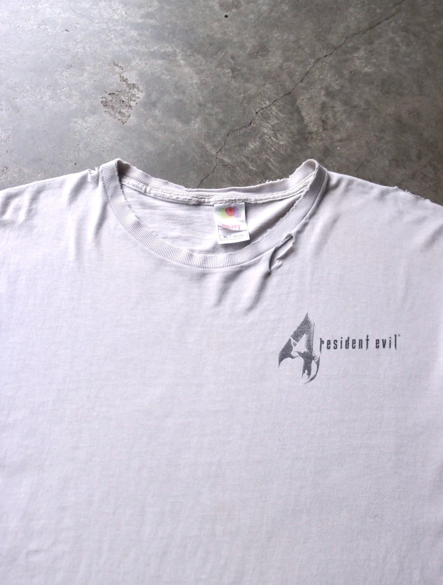 <p>2000S DISTRESSED RESIDENT EVIL 4 TEE</p>