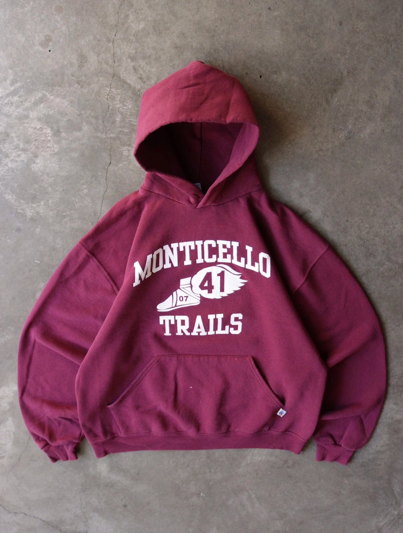 1990S MONTICELLO HOODED SWEATSHIRT