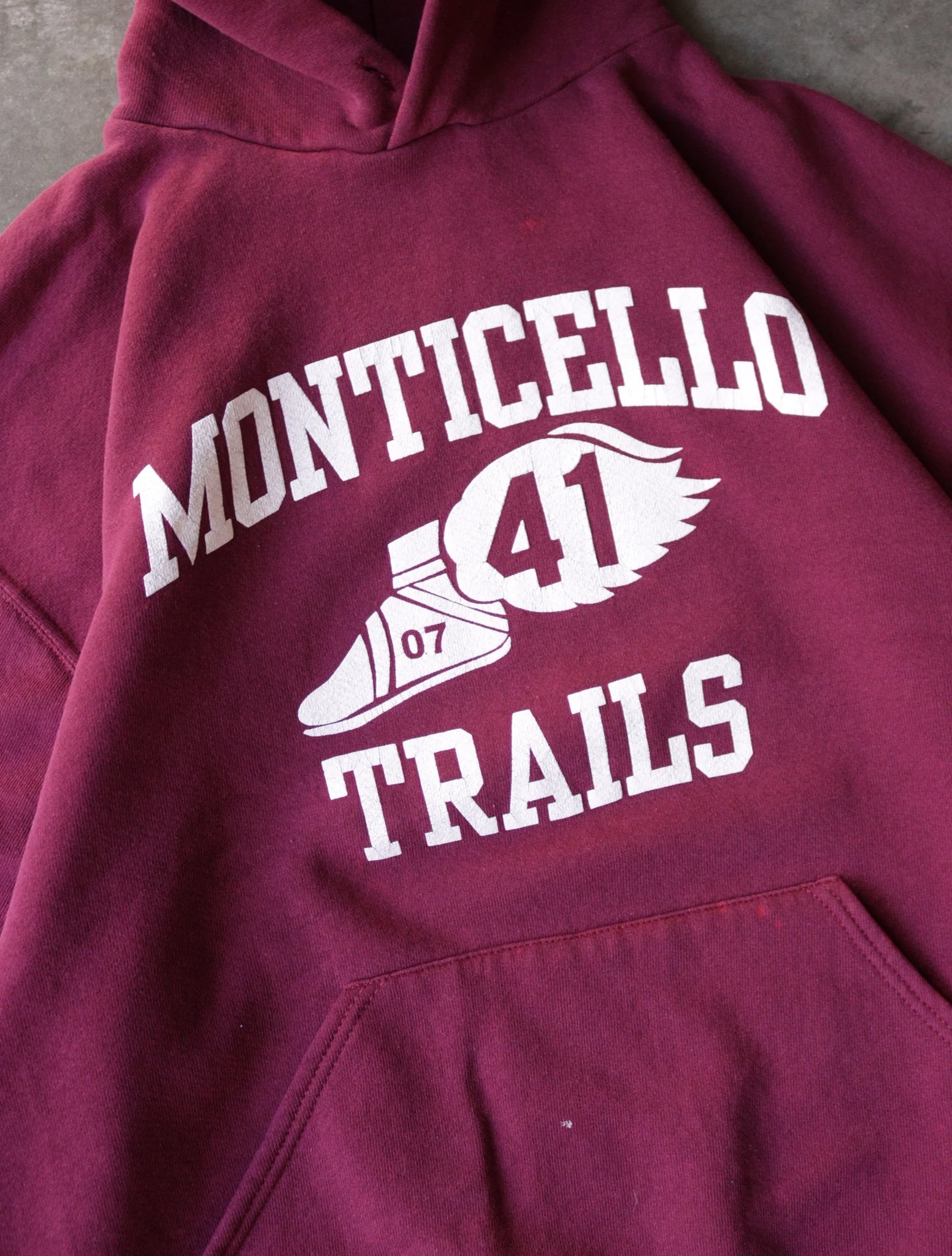 1990S MONTICELLO HOODED SWEATSHIRT