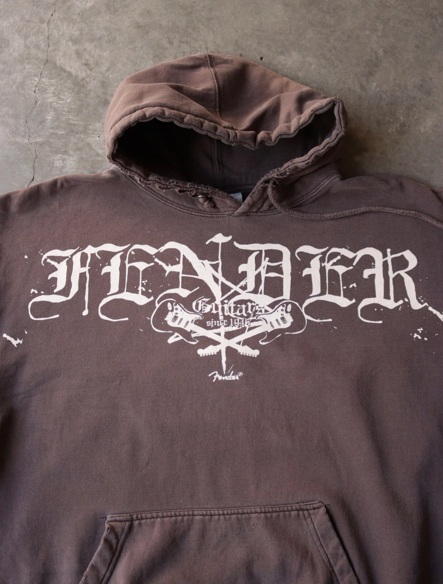 2000S FENDER HOODED SWEATSHIRT